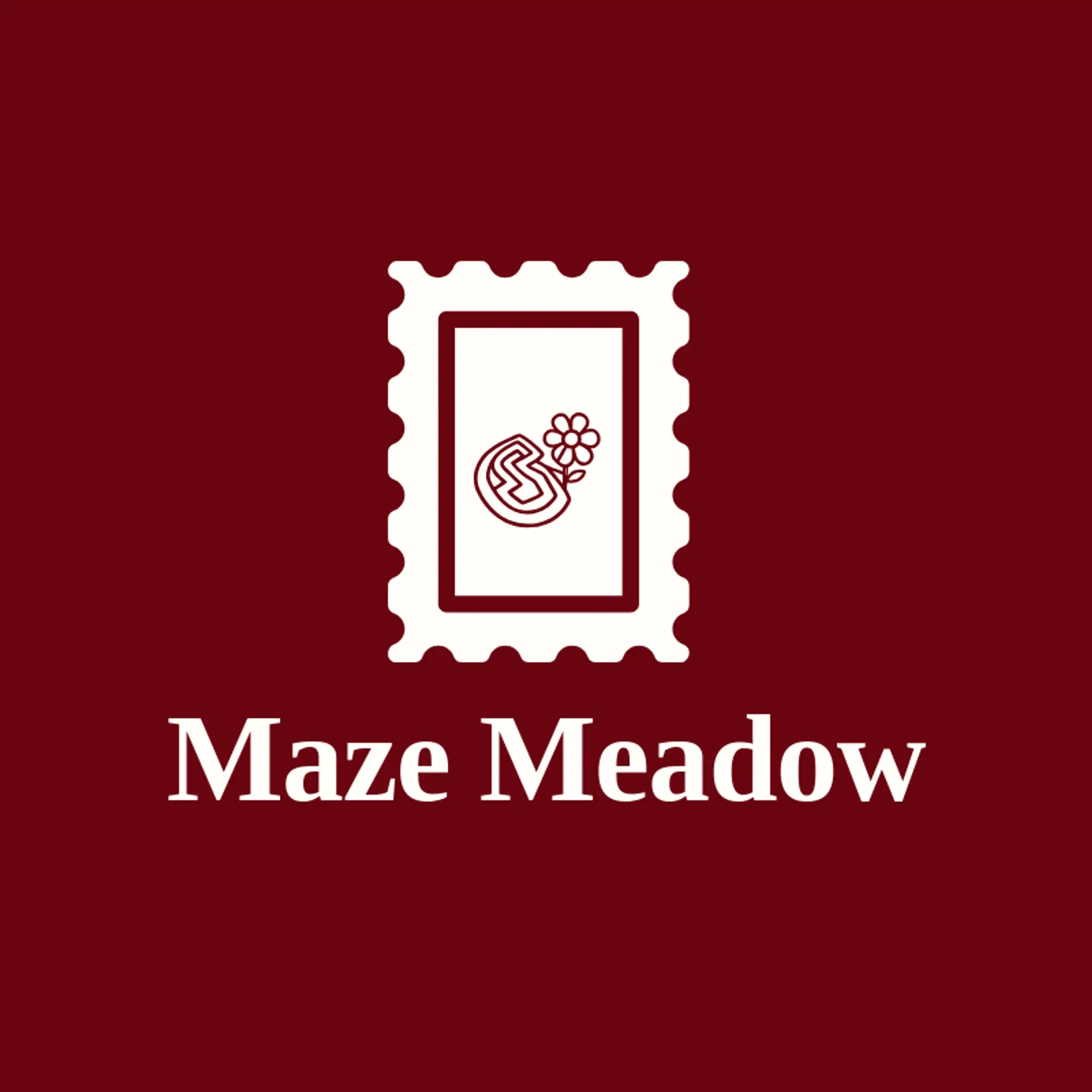 Maze Meadow logo for maze