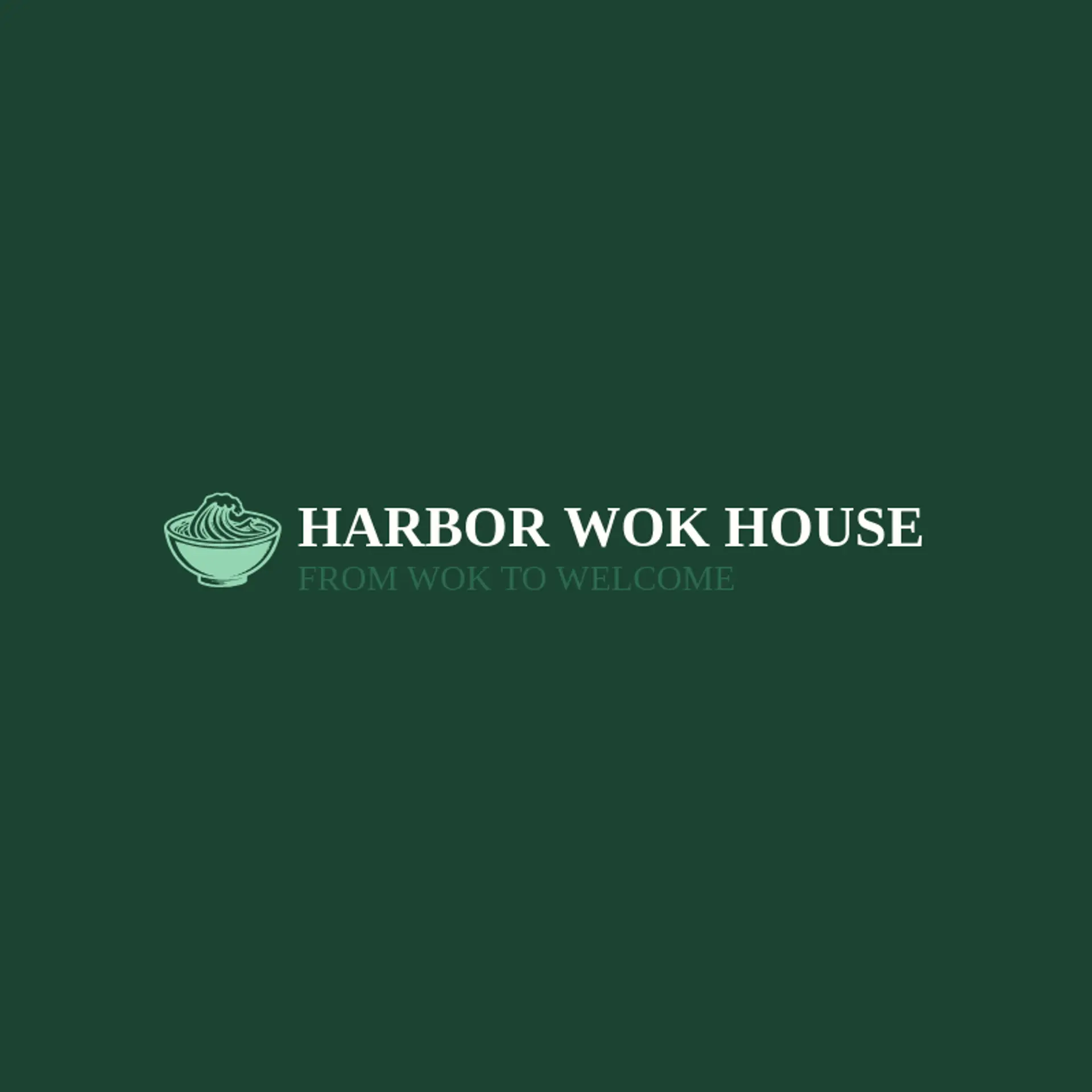 Harbor Wok House logo for noodle