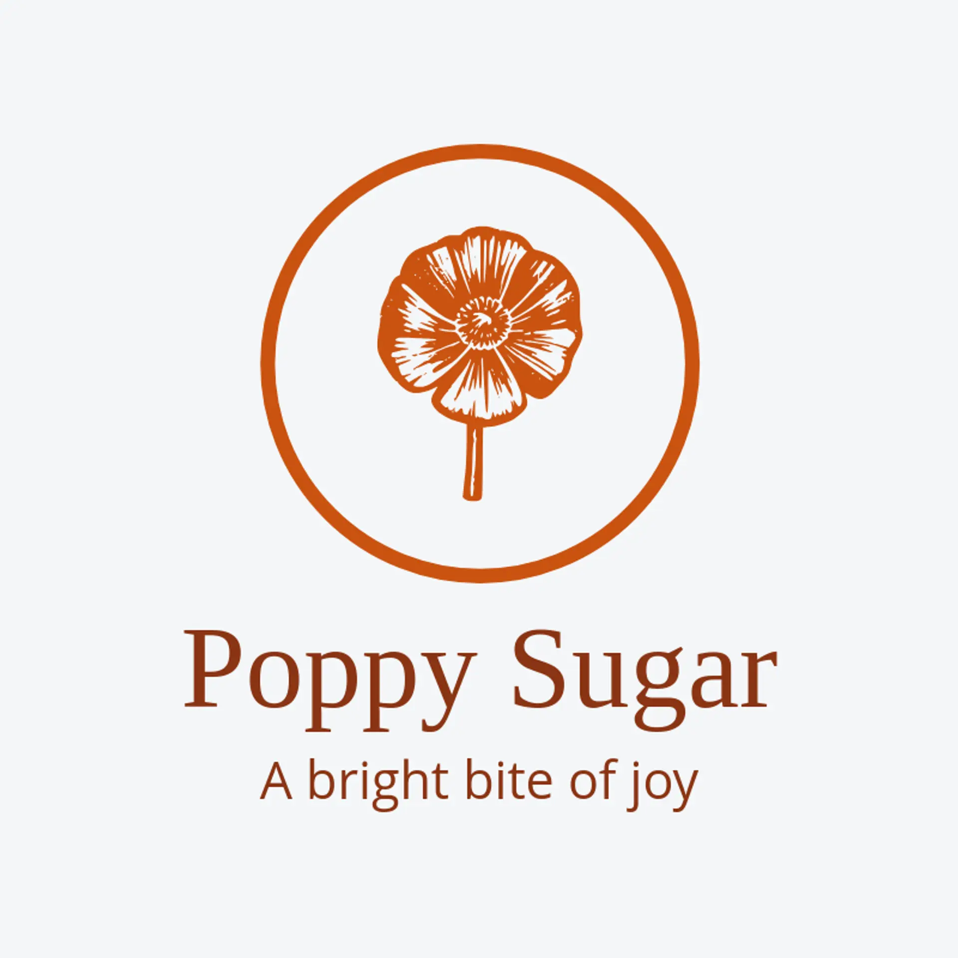 Poppy Sugar logo for sweet