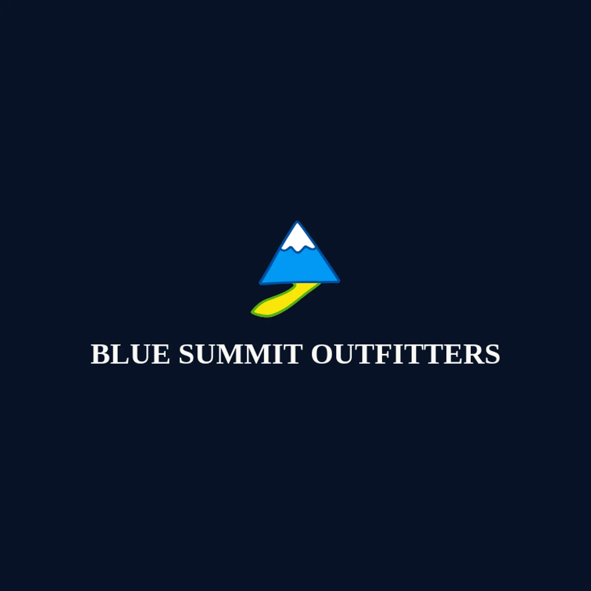 Blue Summit Outfitters logo for trail