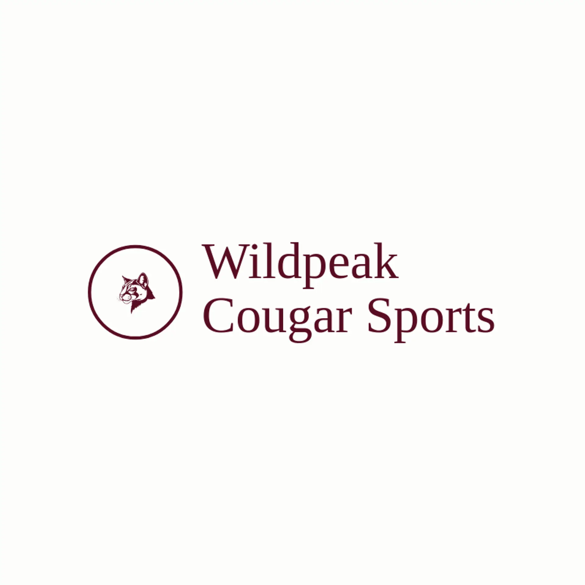 Wildpeak Cougar Sports logo for cougar