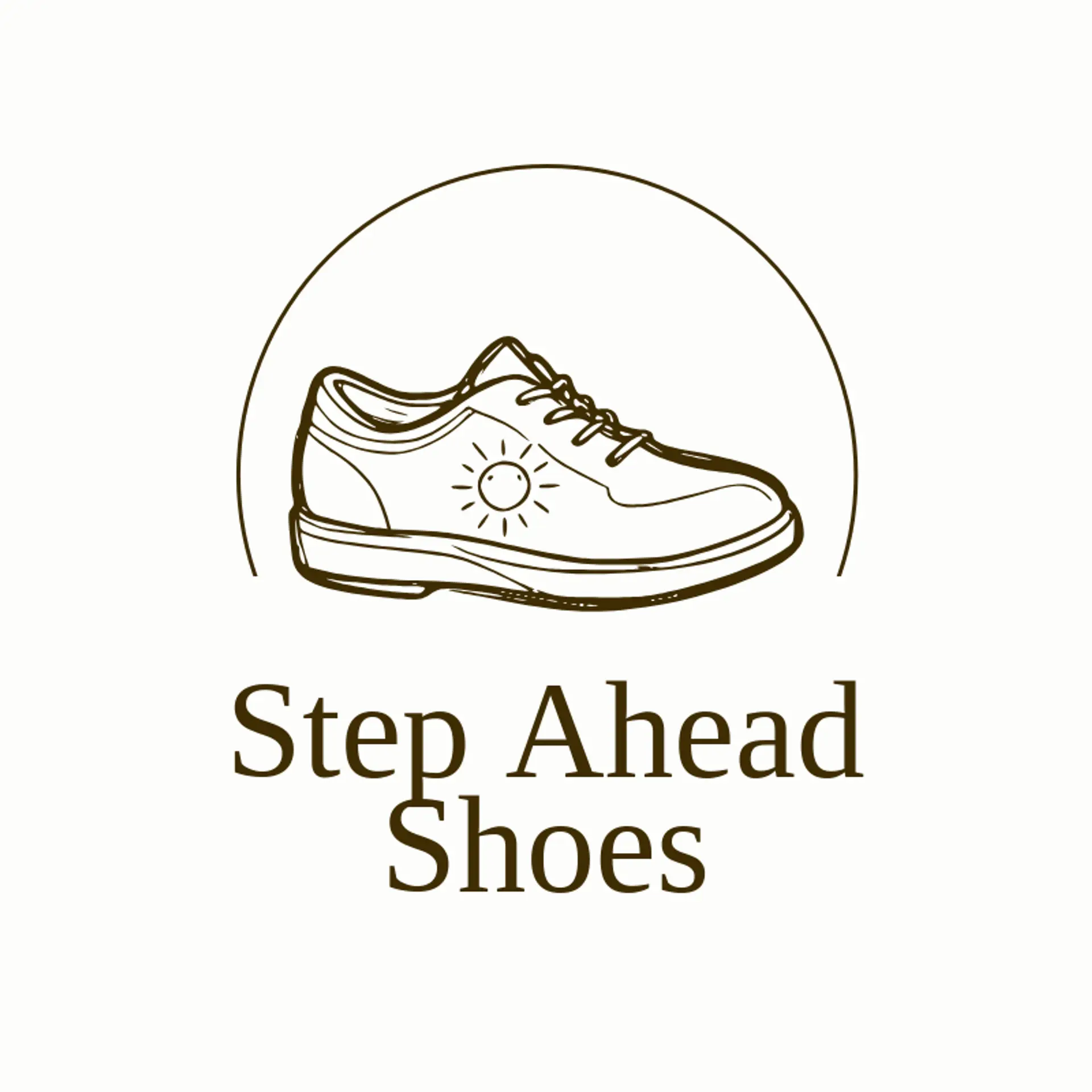 Step Ahead Shoes logo for shoe store