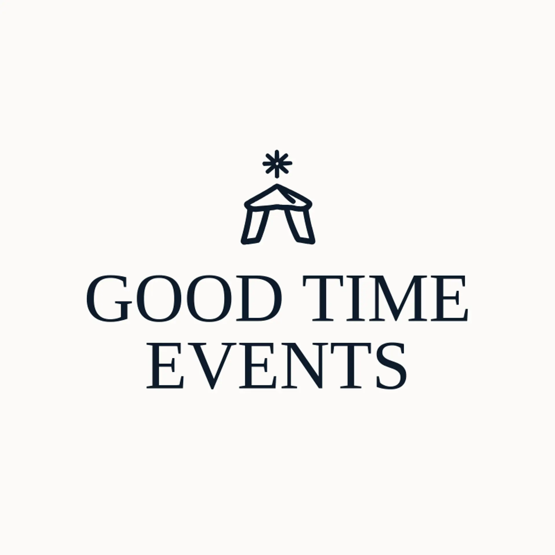 Good Time Events logo for party rental
