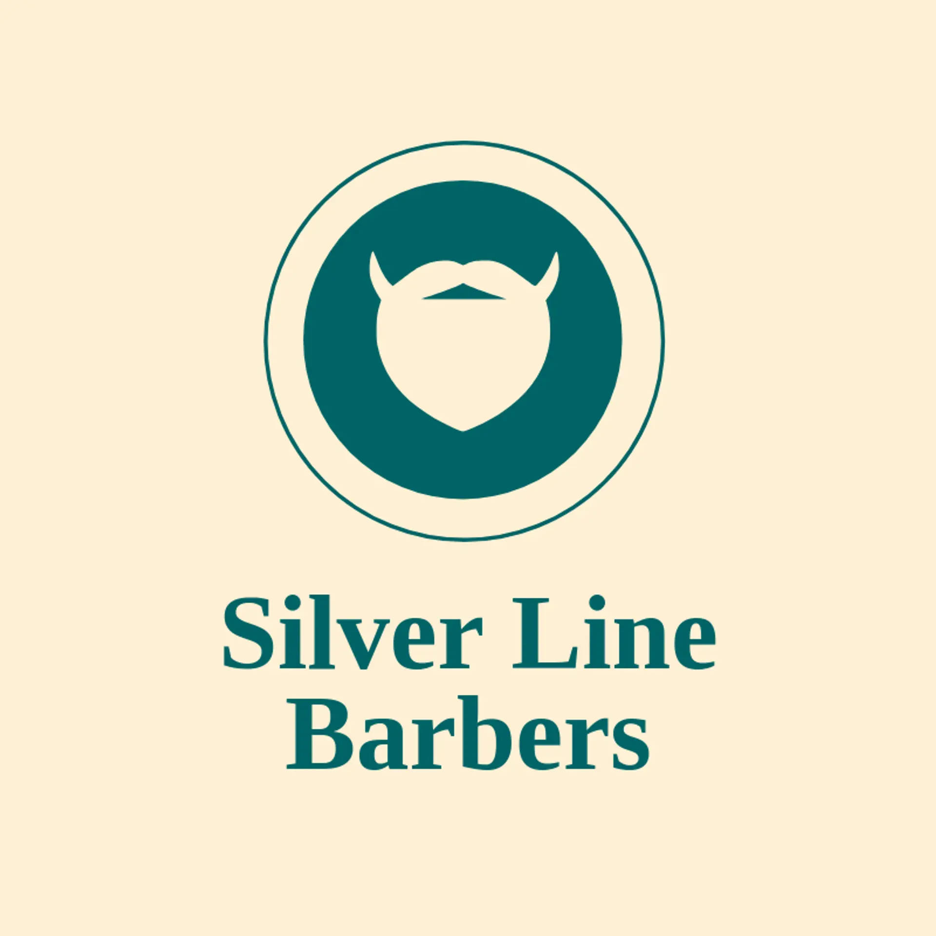 Silver Line Barbers logo for beard