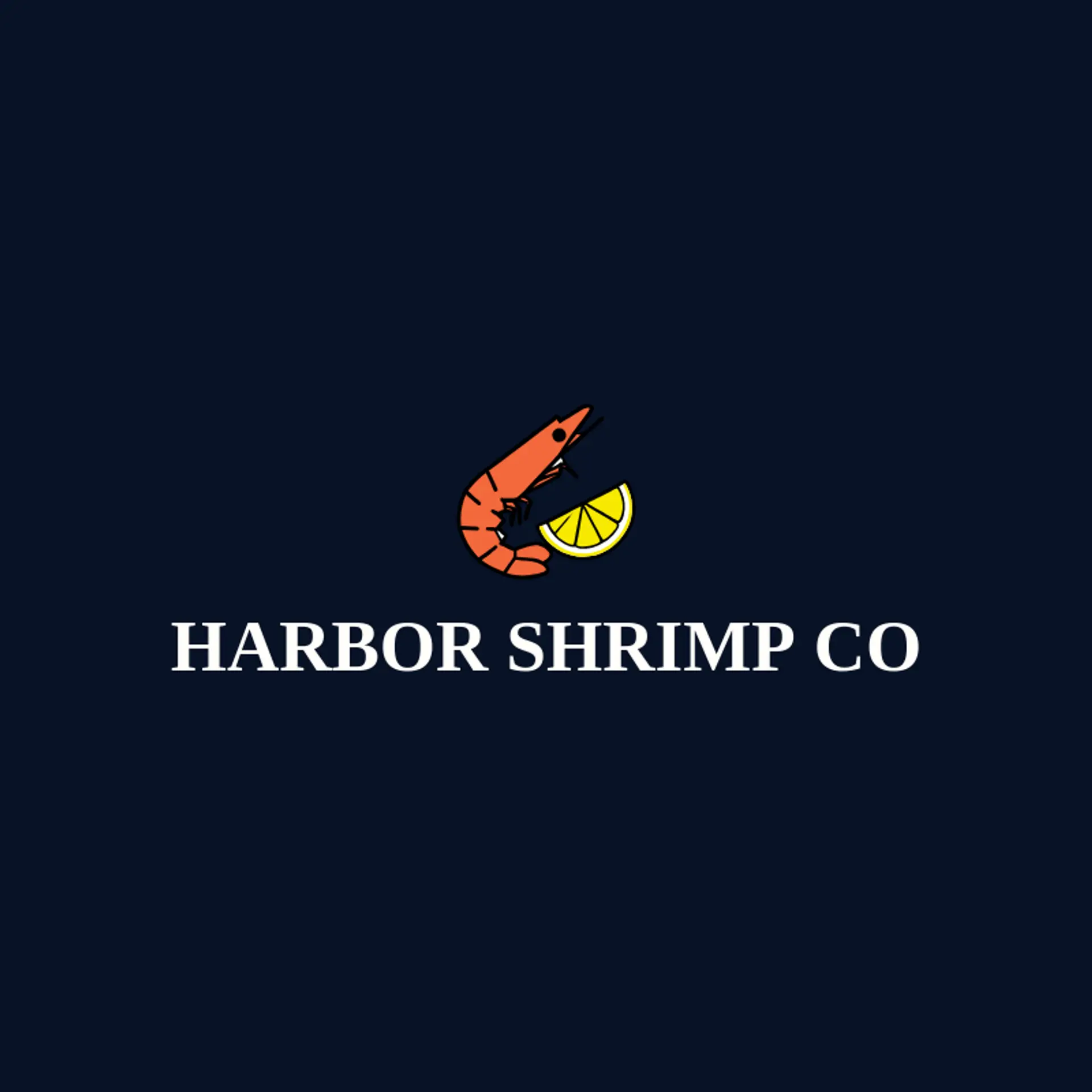 Harbor Shrimp Co logo for shrimp