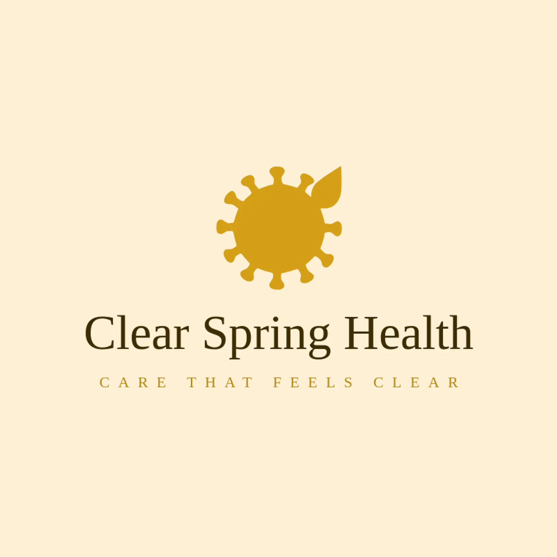 Clear Spring Health logo for covid