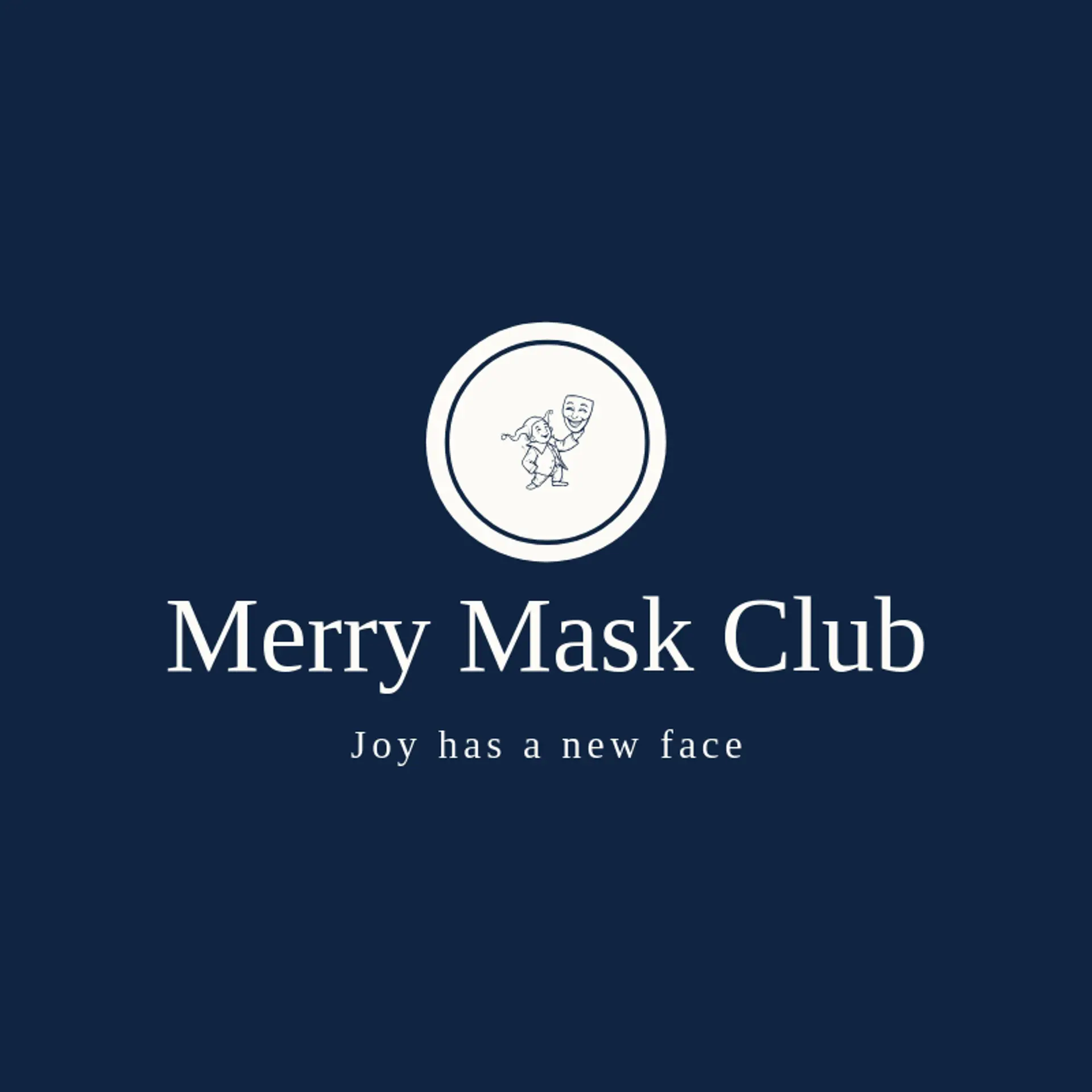 Merry Mask Club logo for jester