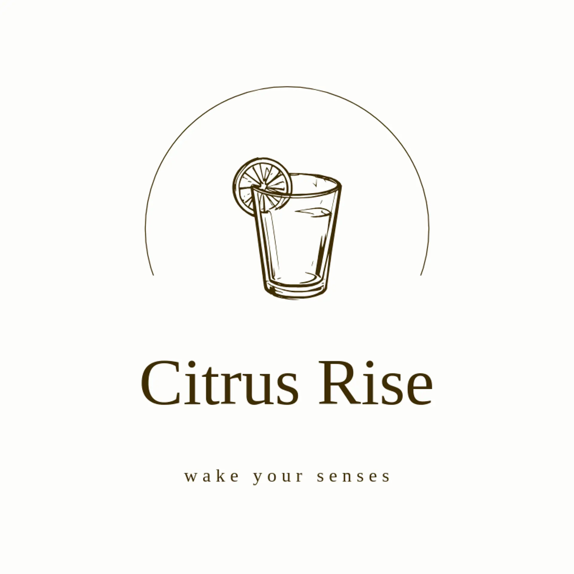 Citrus Rise logo for drink