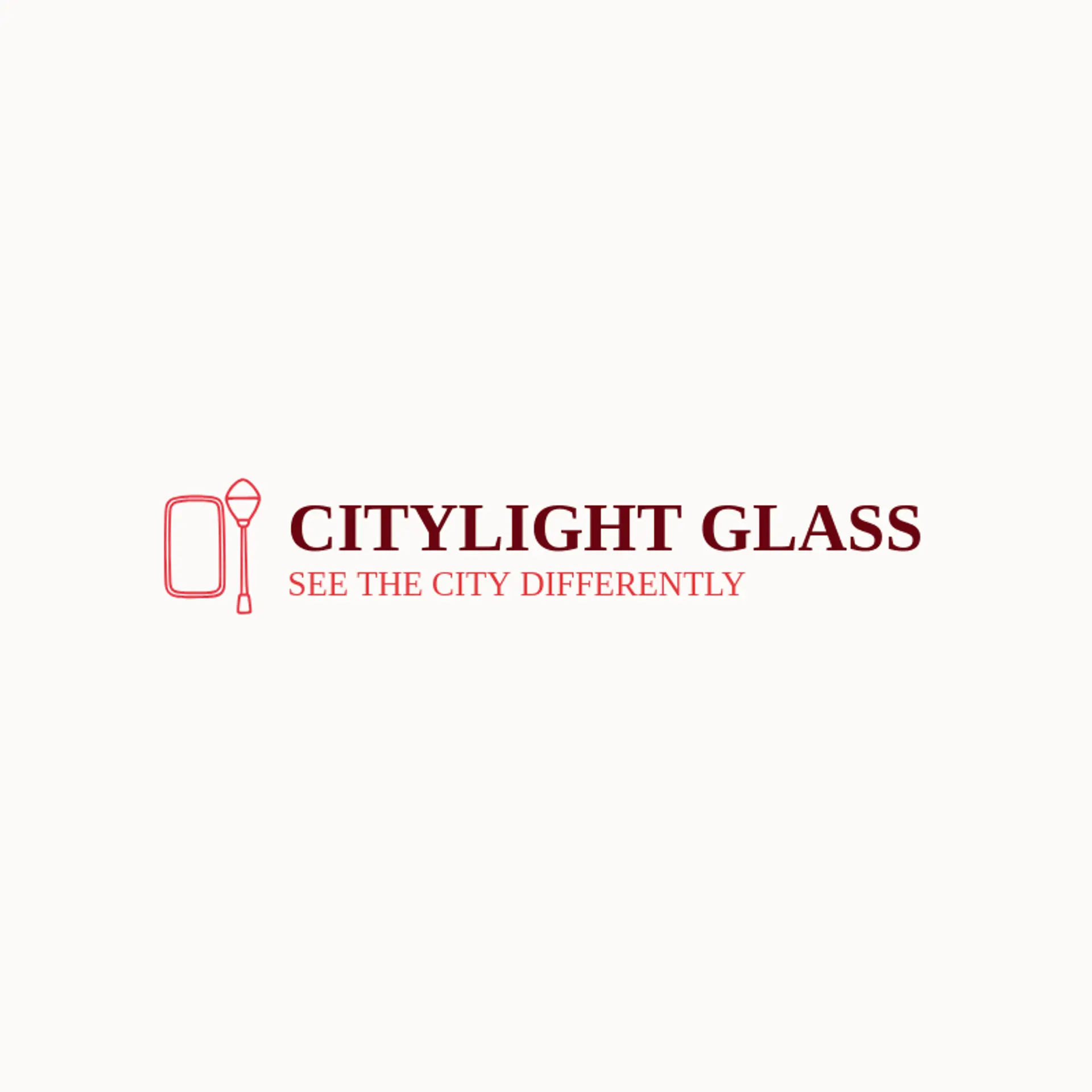 Citylight Glass logo for glass