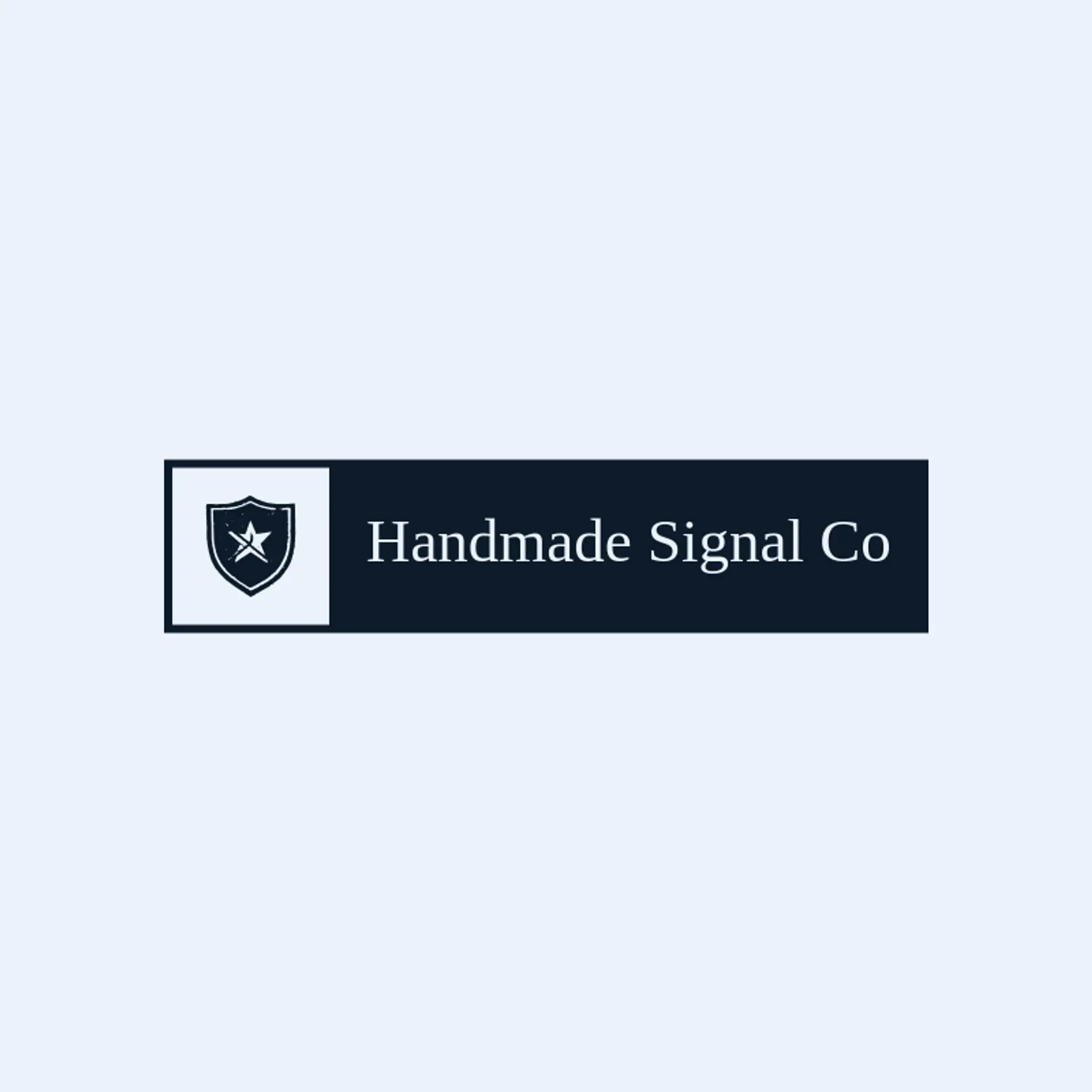 Handmade Signal Co logo for patch