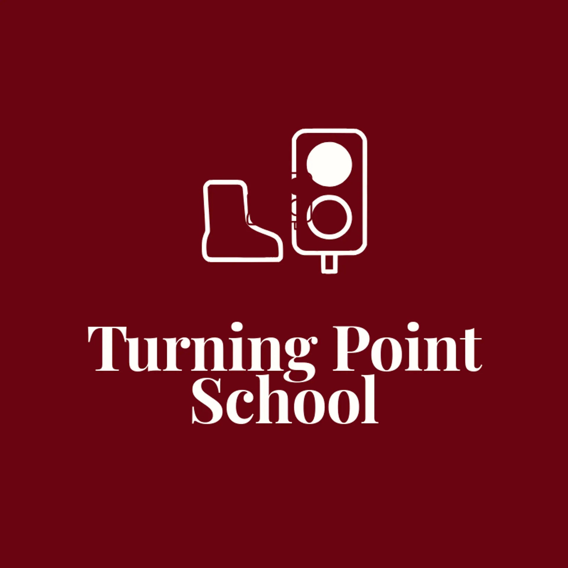 Turning Point School logo for driving school