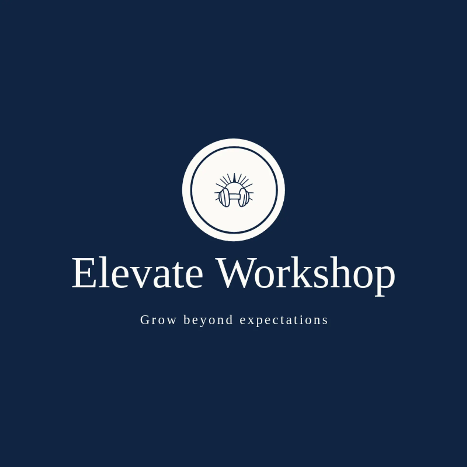 Elevate Workshop logo for training