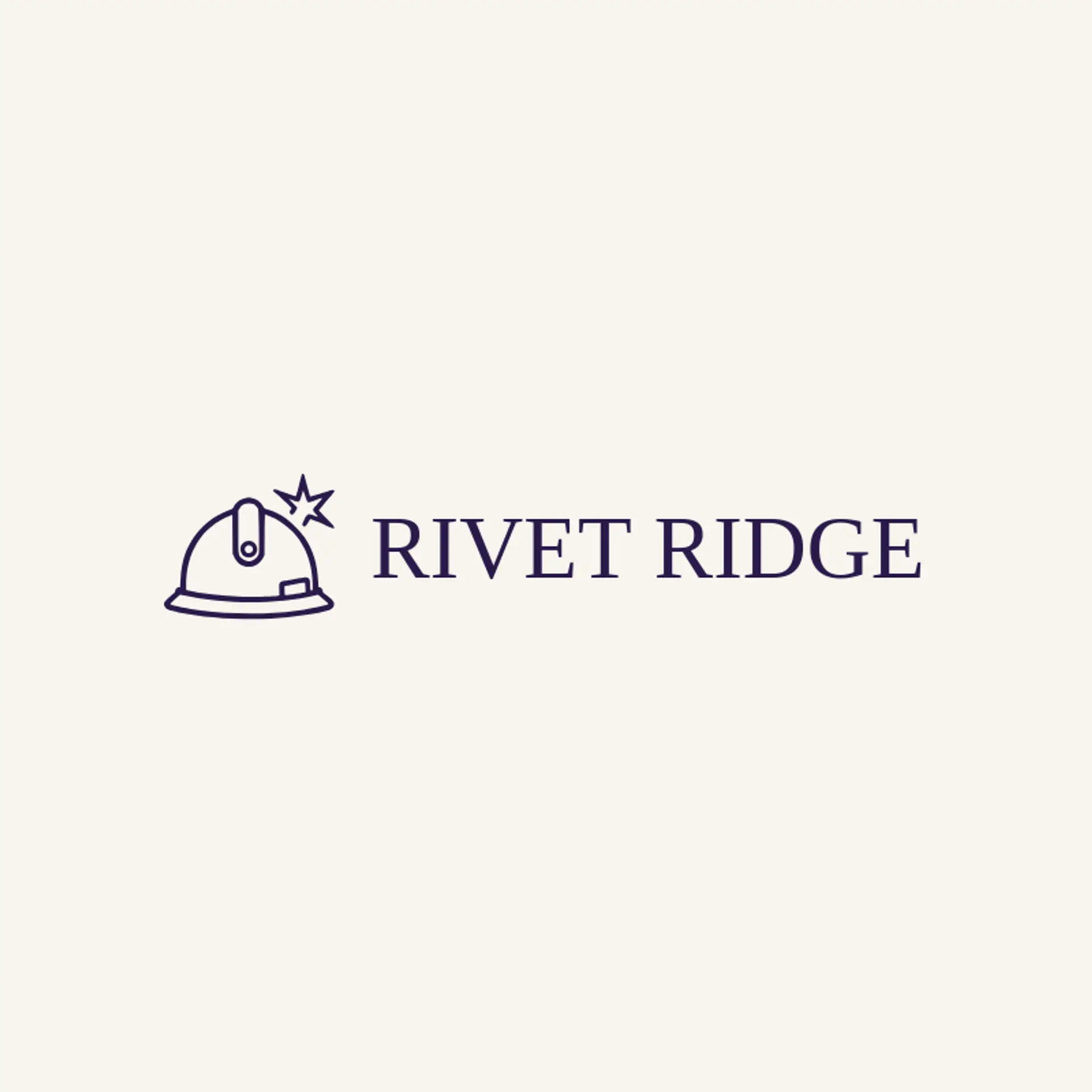 Rivet Ridge logo for hard hat