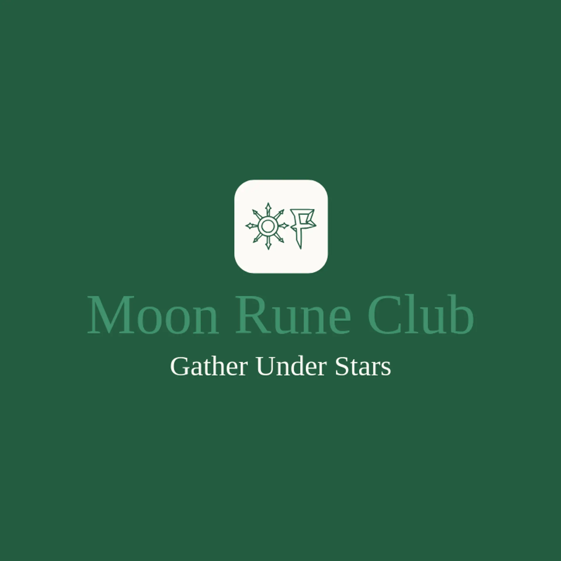 Moon Rune Club logo for wizard