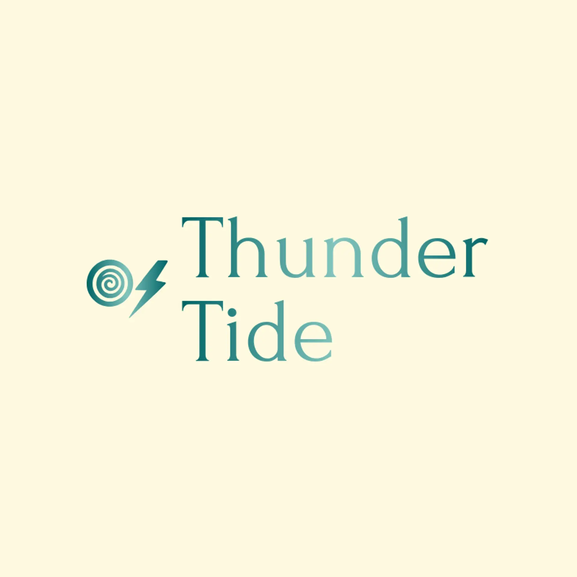 Thunder Tide logo for hurricane