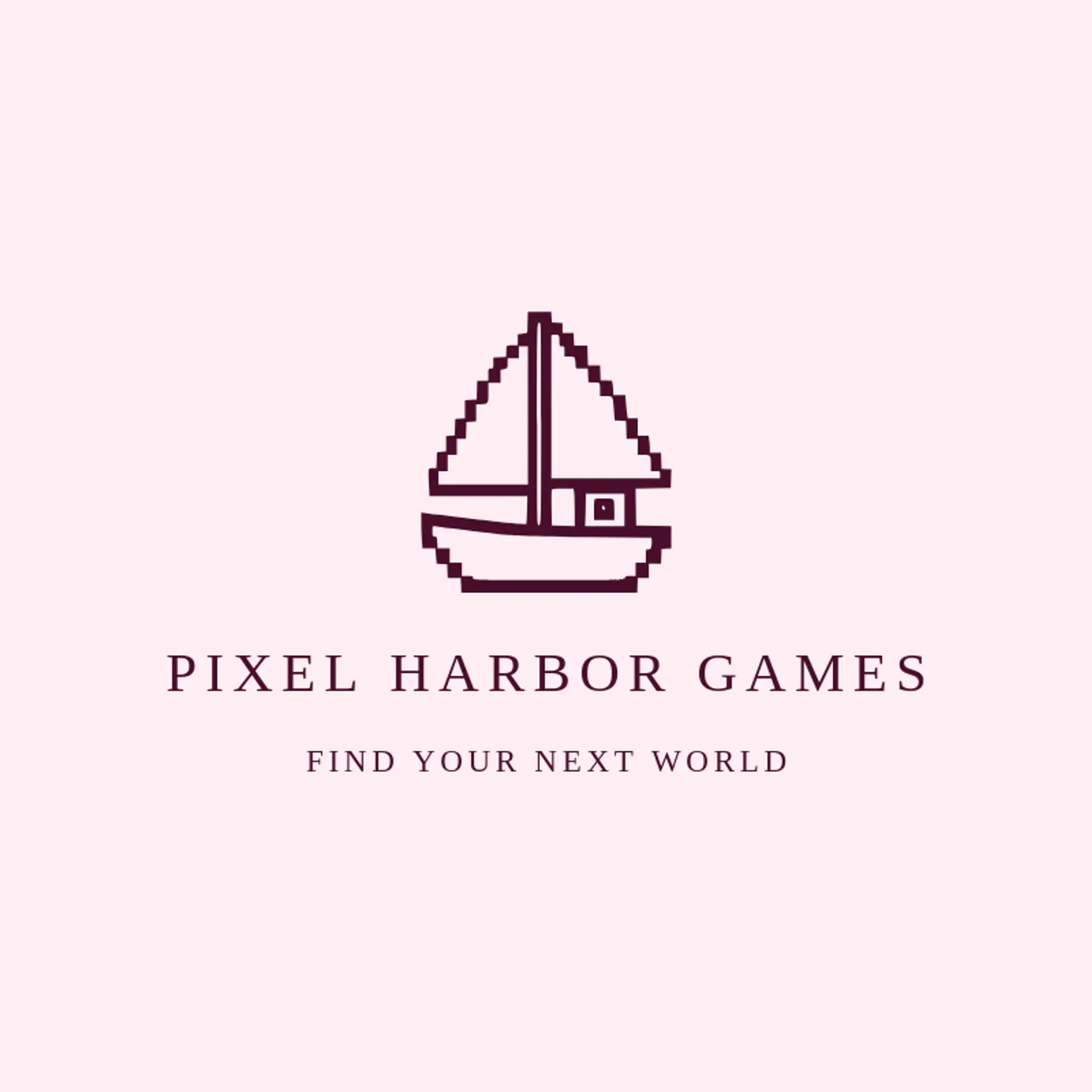 Pixel Harbor Games logo for pixelated