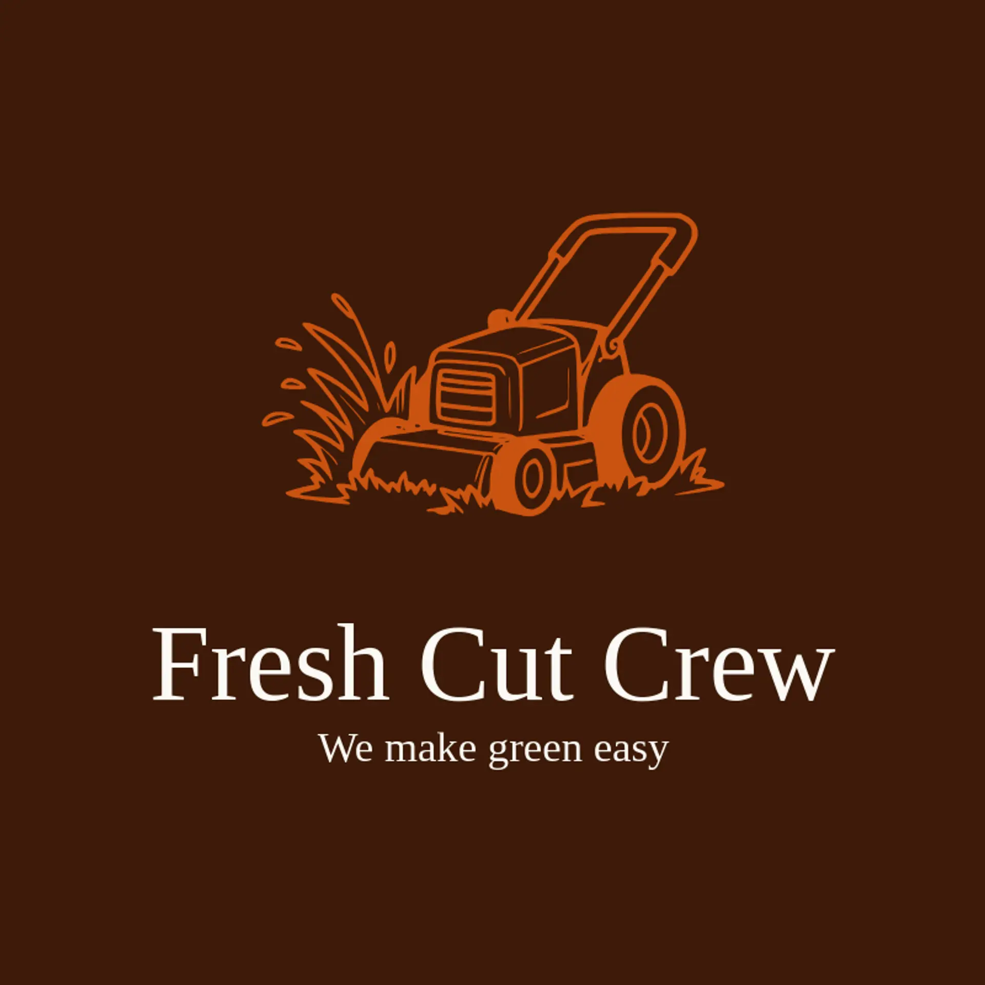 Fresh Cut Crew logo for lawn service