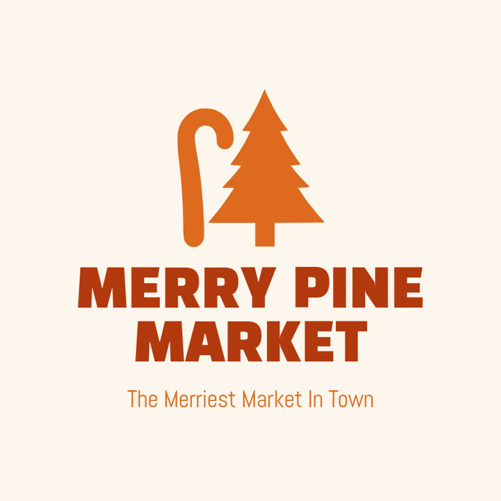 Merry Pine Market logo for christmas tree