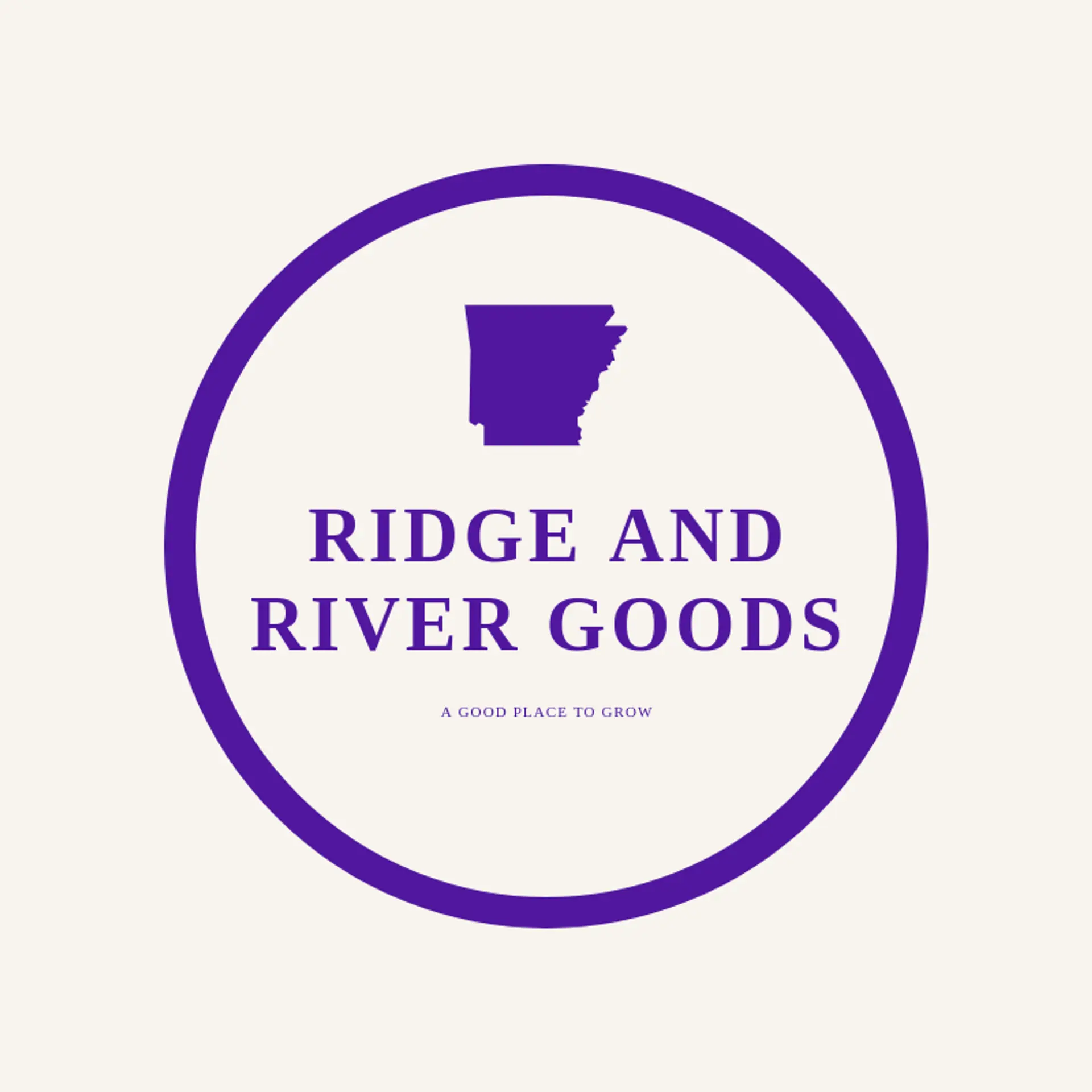 Ridge and River Goods logo for arkansas