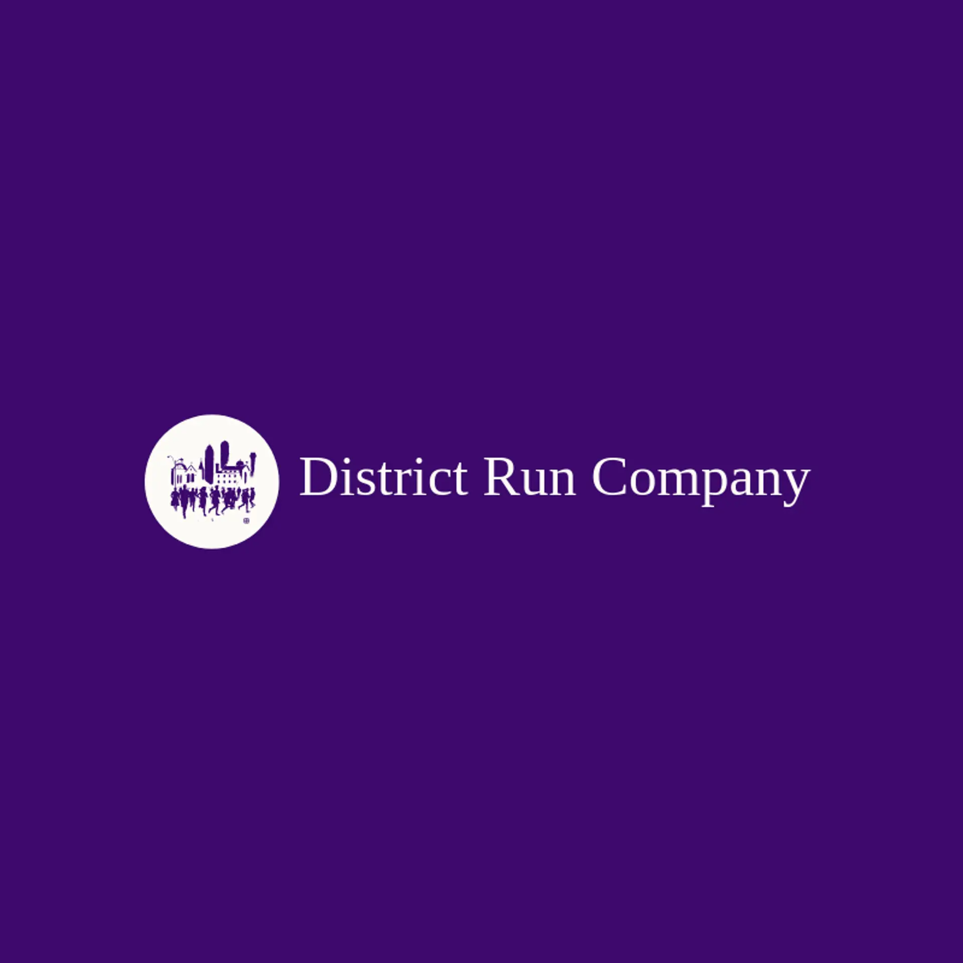 District Run Company logo for marathon