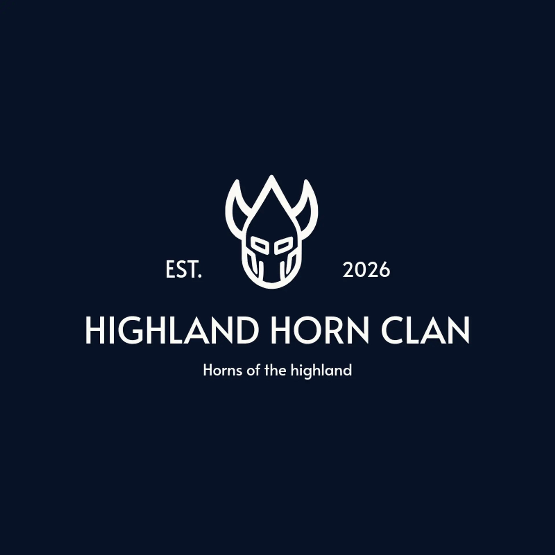 Highland Horn Clan logo for warrior