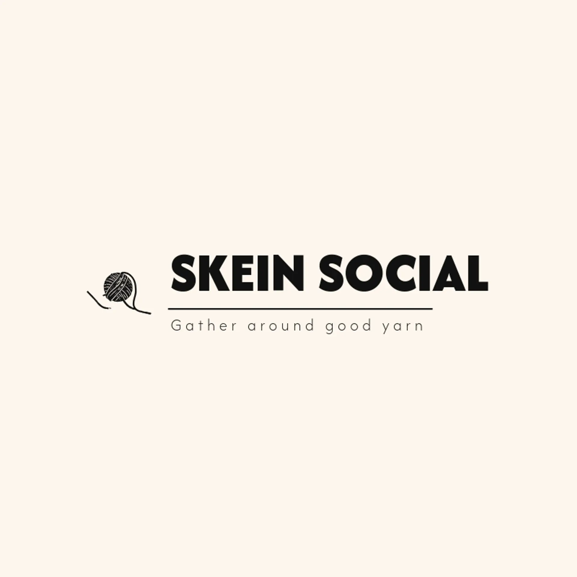 Skein Social logo for crochet