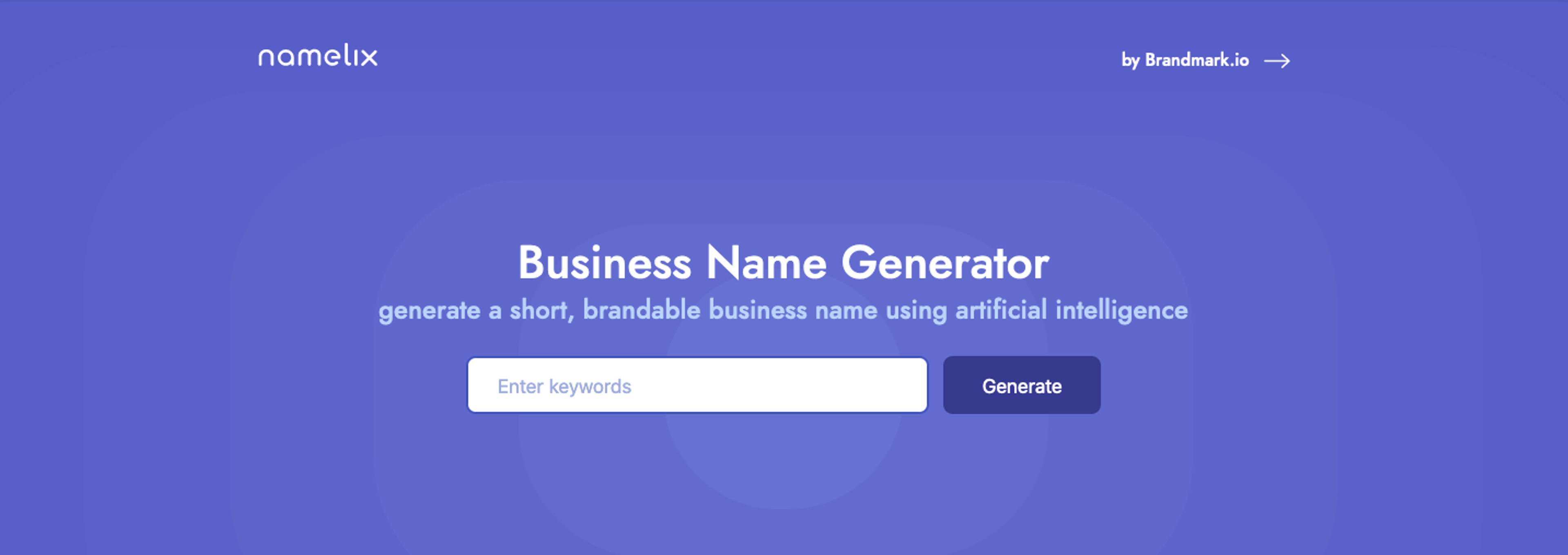 Namelix business name generator