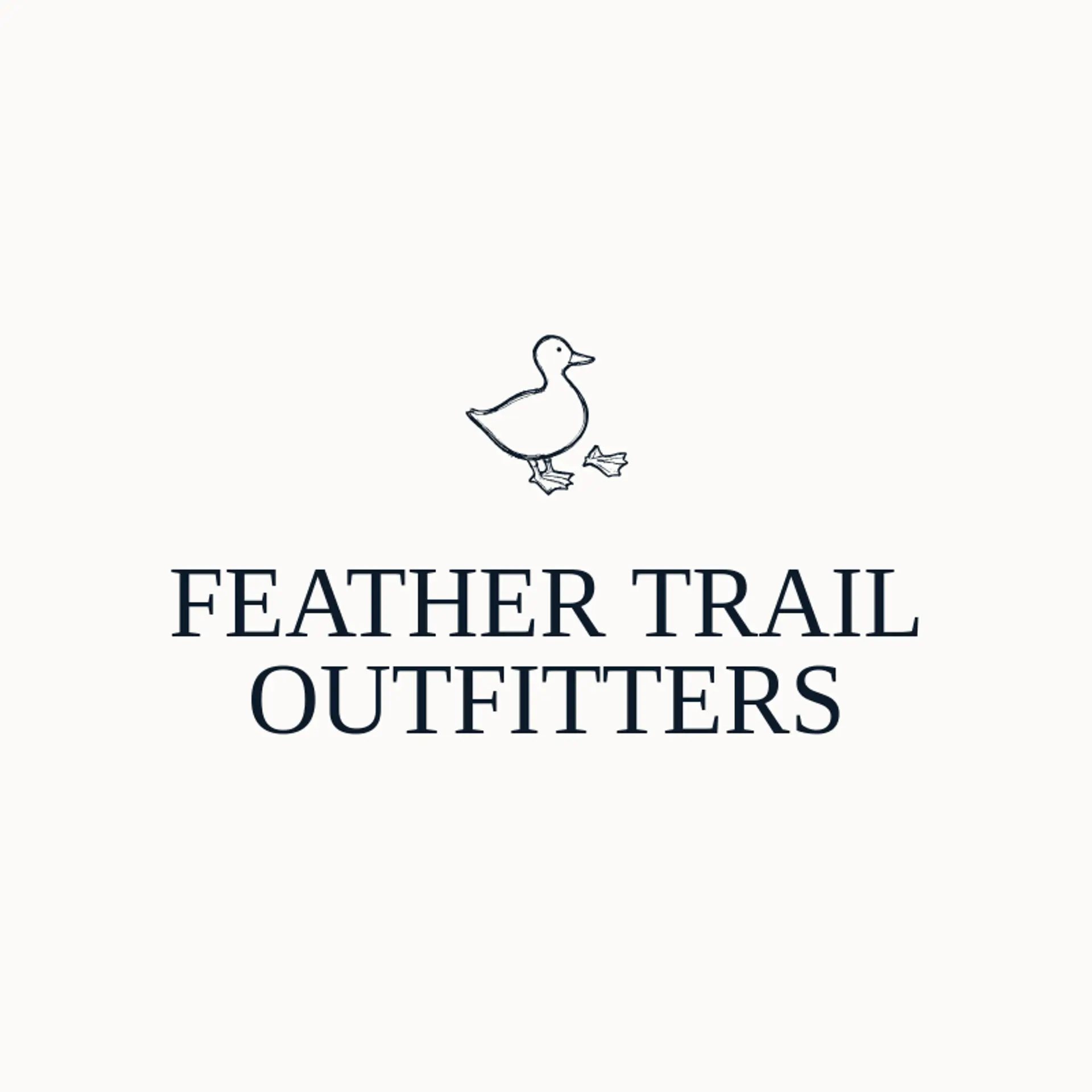 Feather Trail Outfitters logo for duck