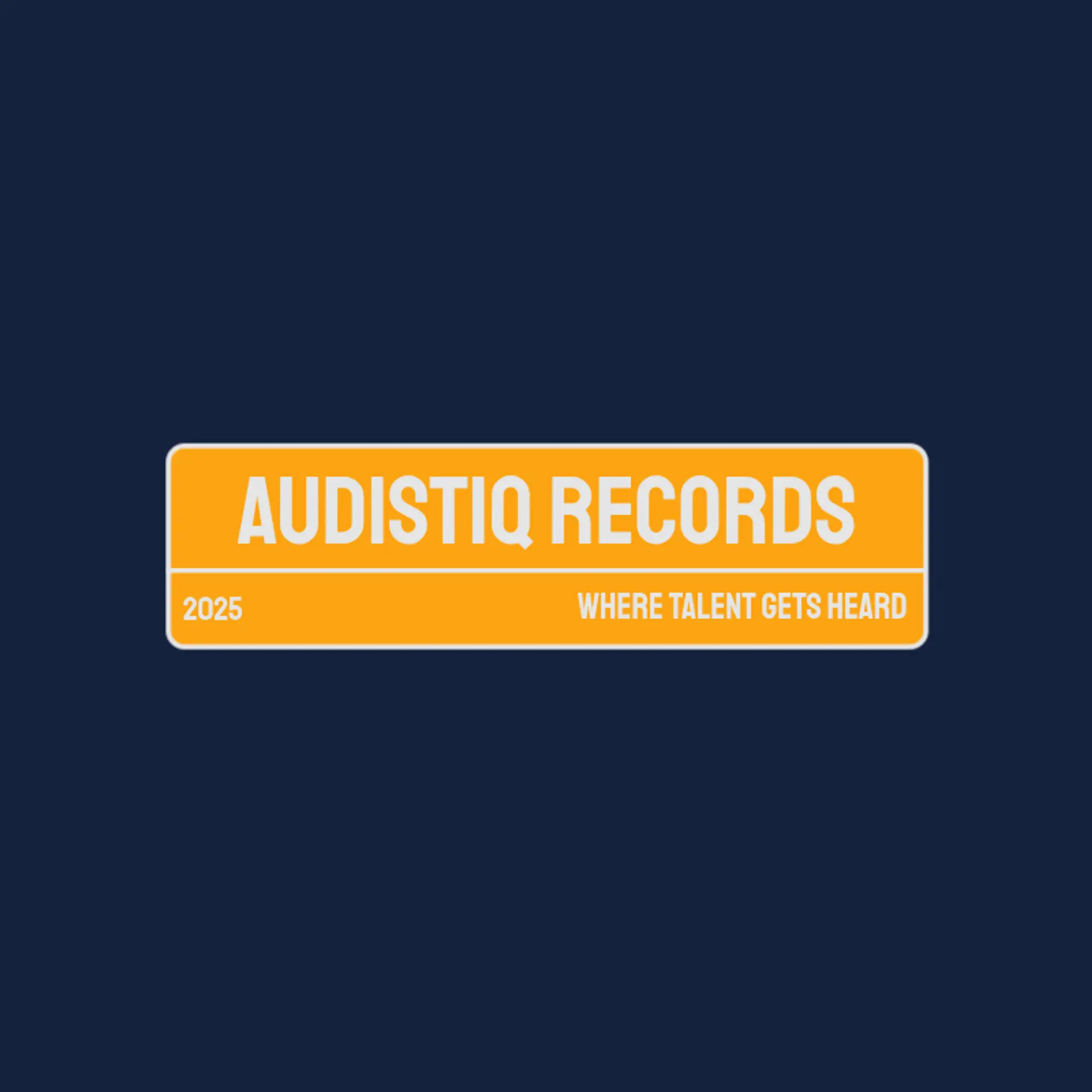 EchoWave Records logo for music label