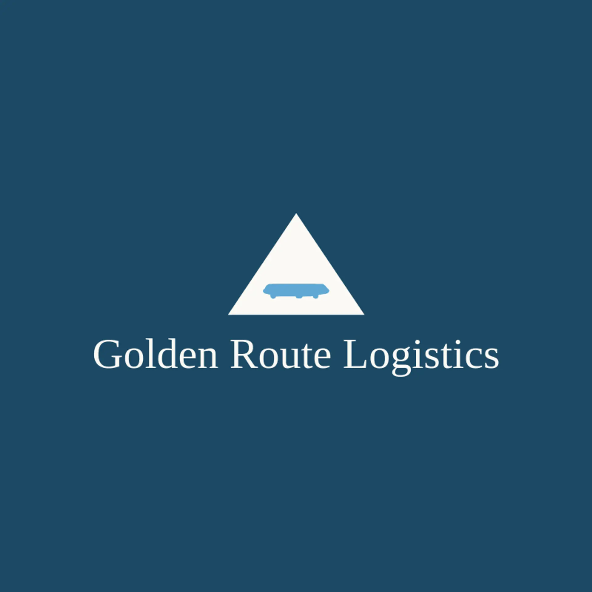 Golden Route Logistics logo for cargo