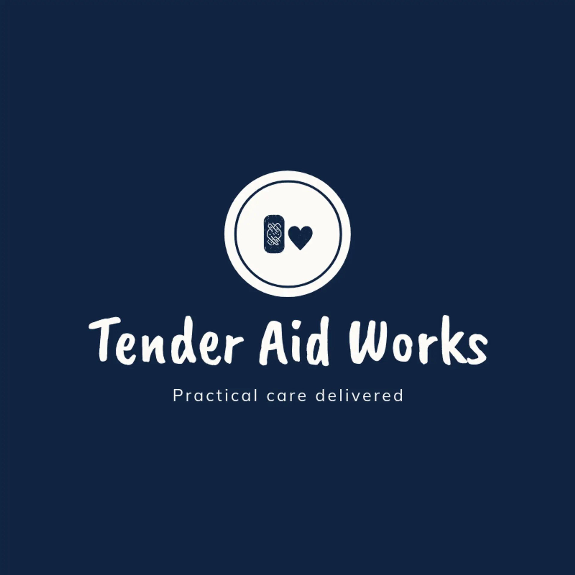 Tender Aid Works logo for first aid