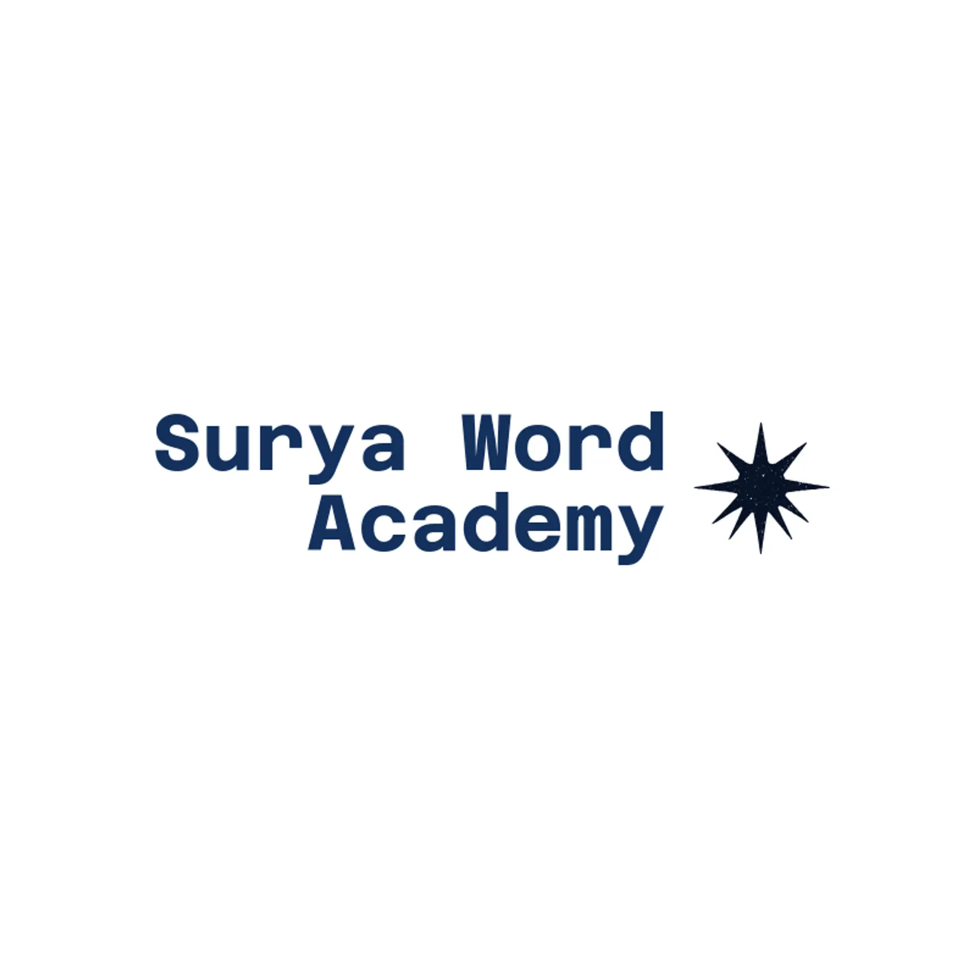 Surya Word Academy logo for hindi