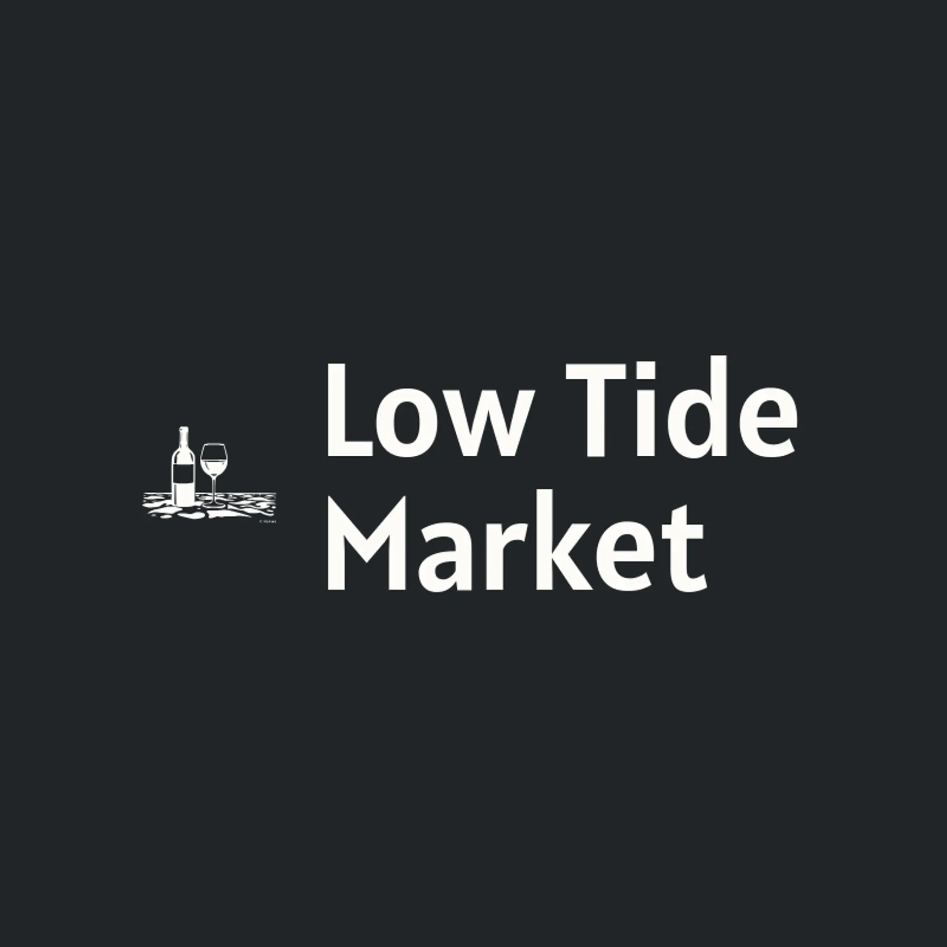 Low Tide Market logo for waves