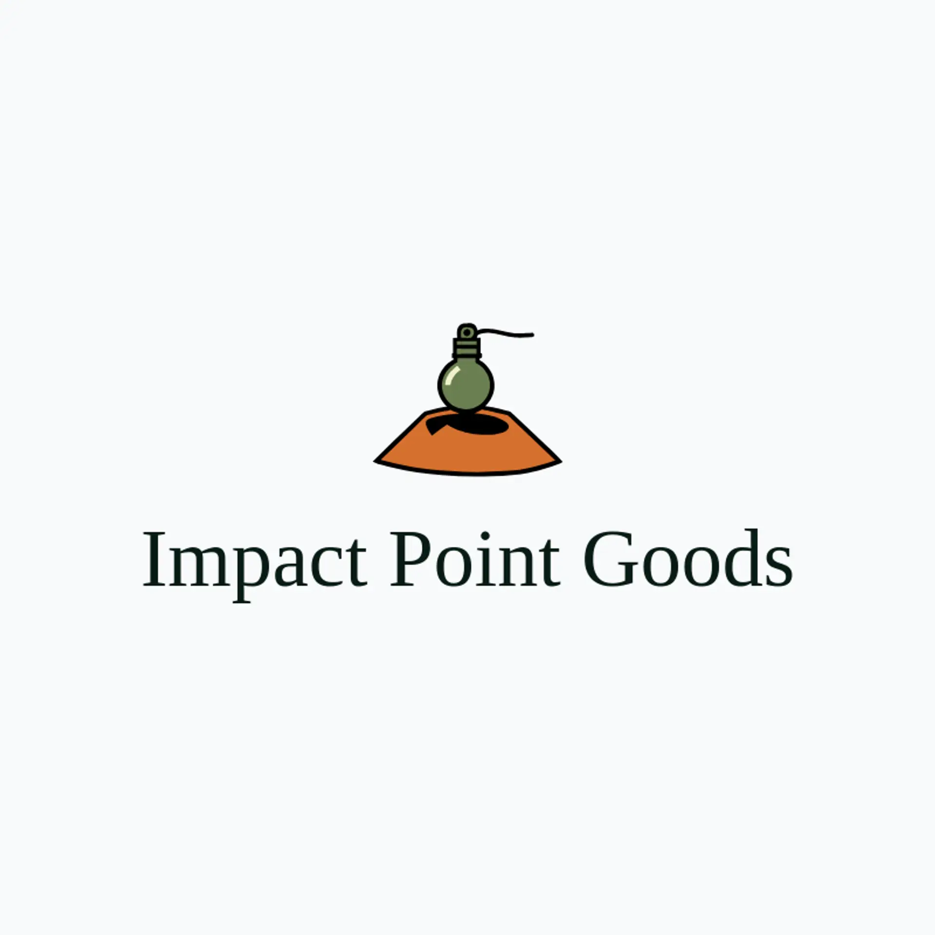 Impact Point Goods logo for bomb