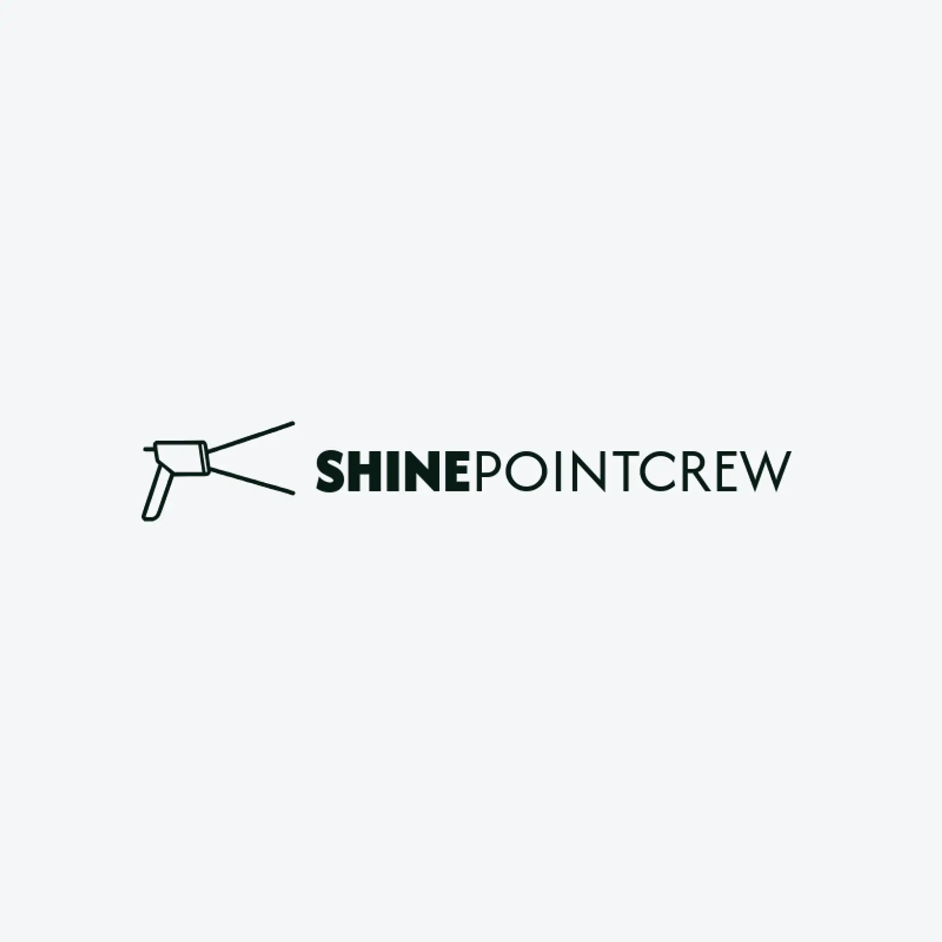Shine Point Crew logo for pressure washing
