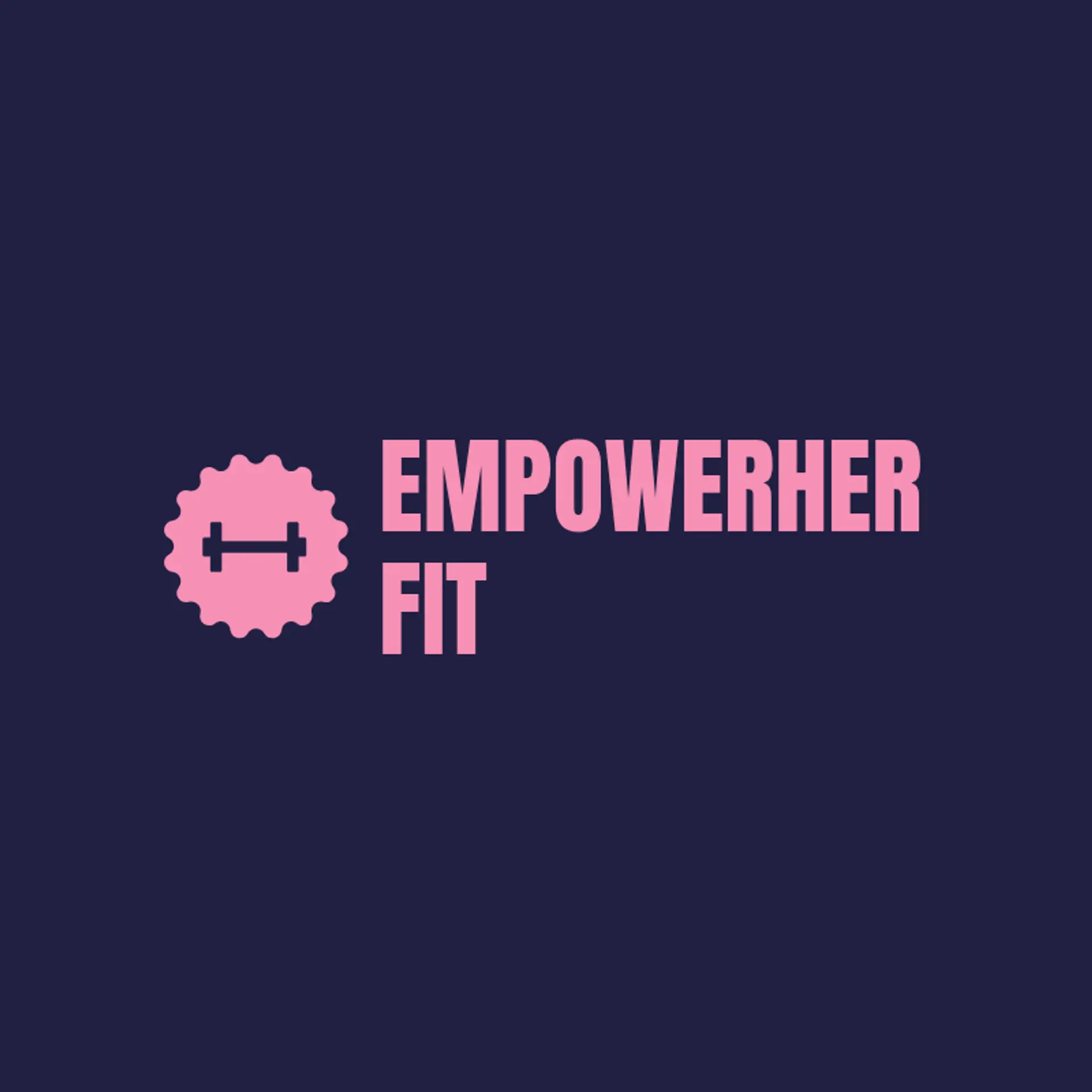 EmpowerHer Fit logo for women fitness