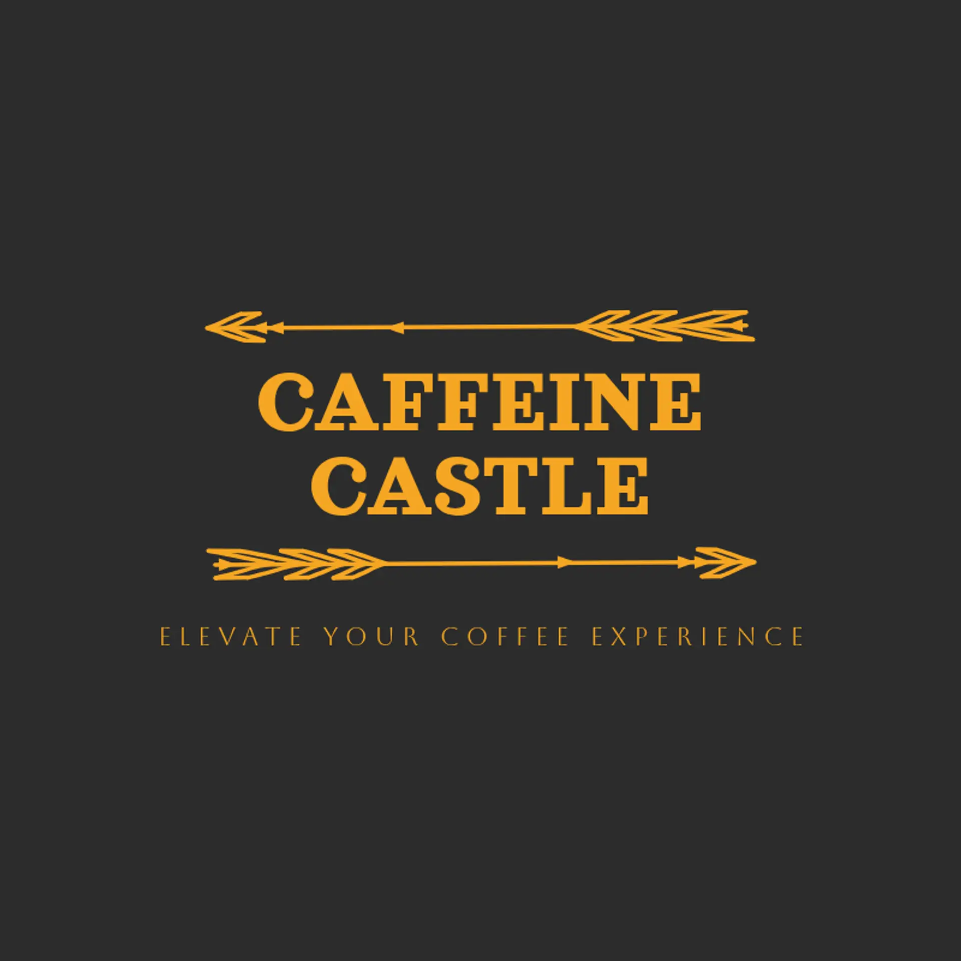 Caffeine Castle logo for cafe