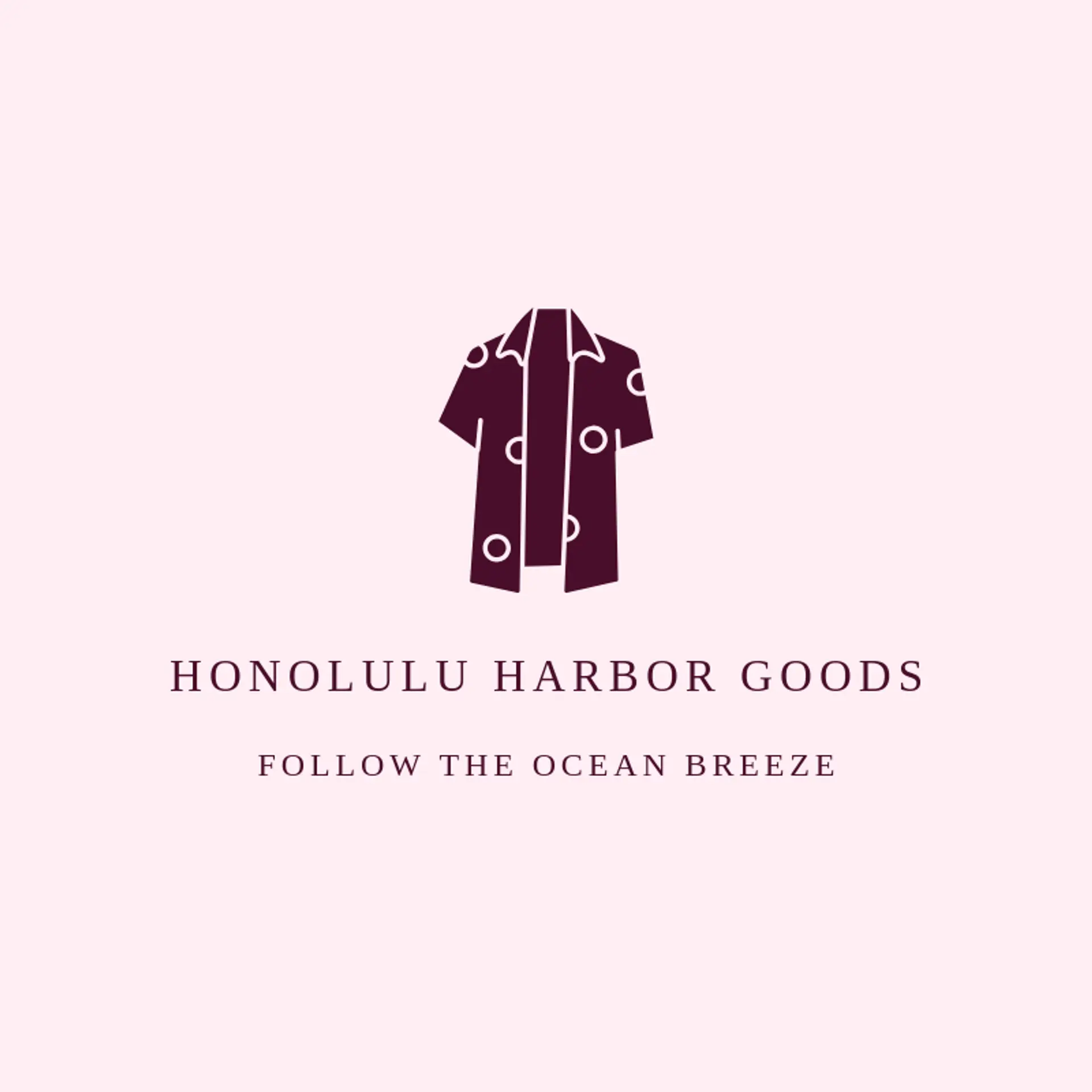 Honolulu Harbor Goods logo for hawaiian