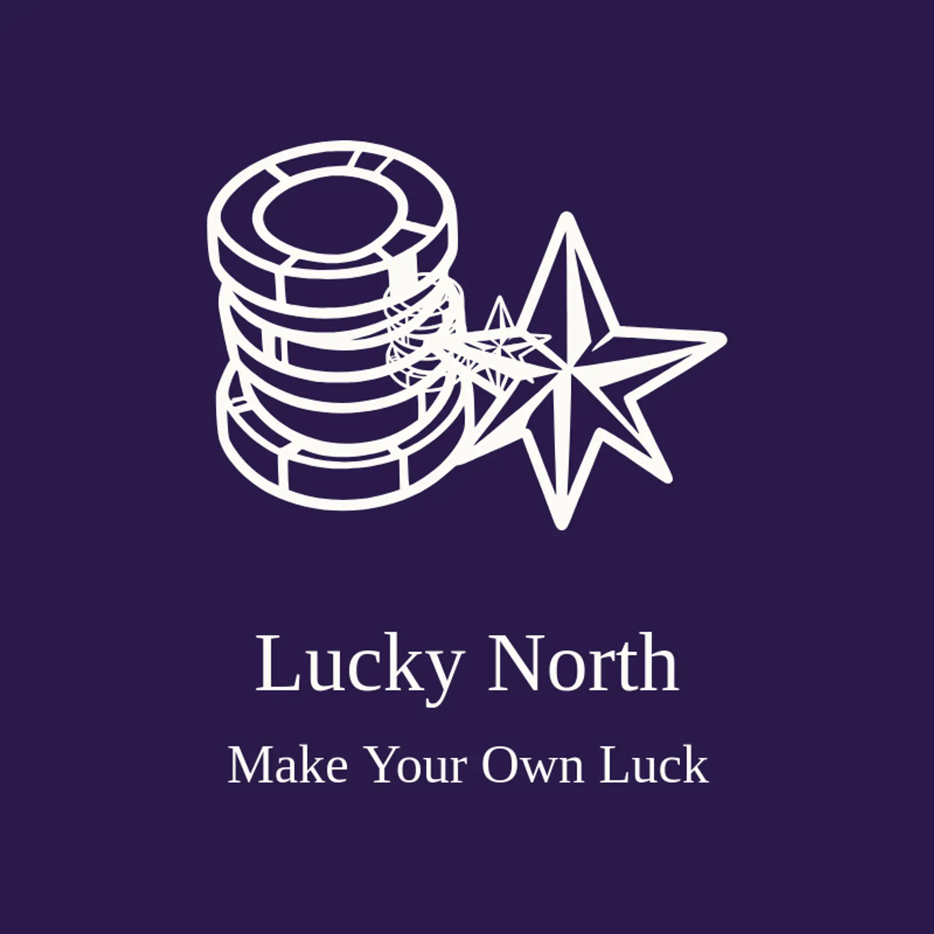 Lucky North logo for poker