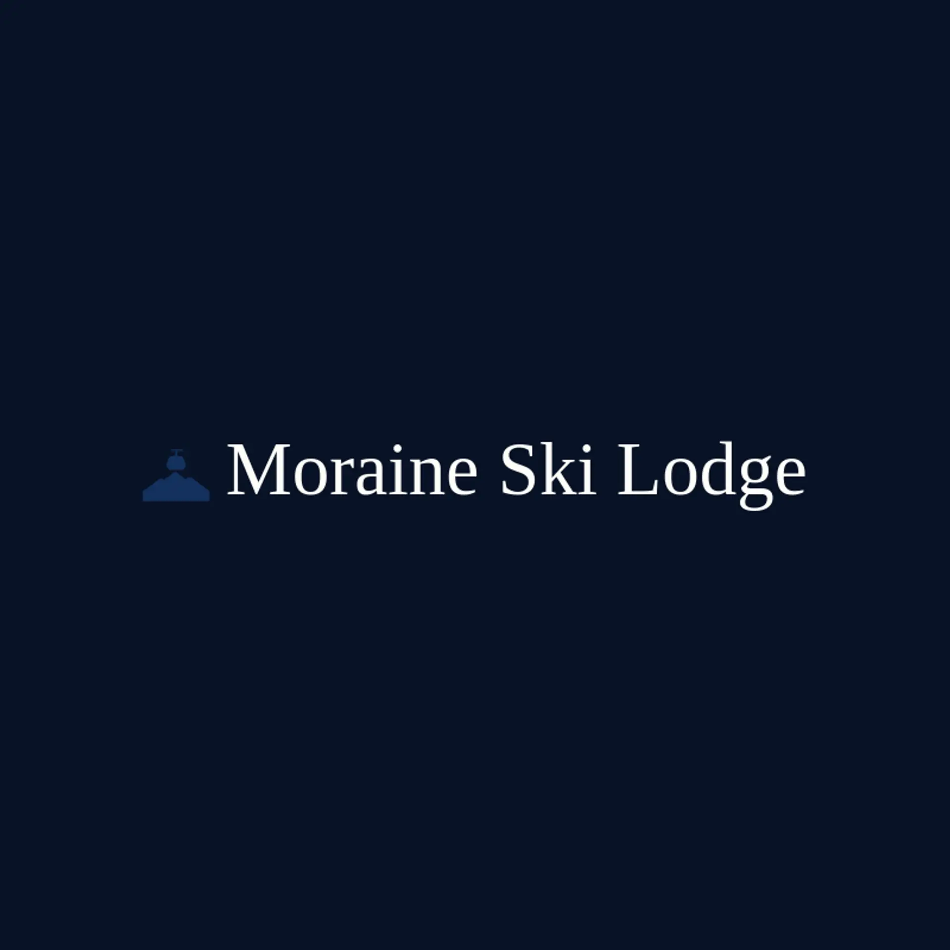 Moraine Ski Lodge logo for skiing