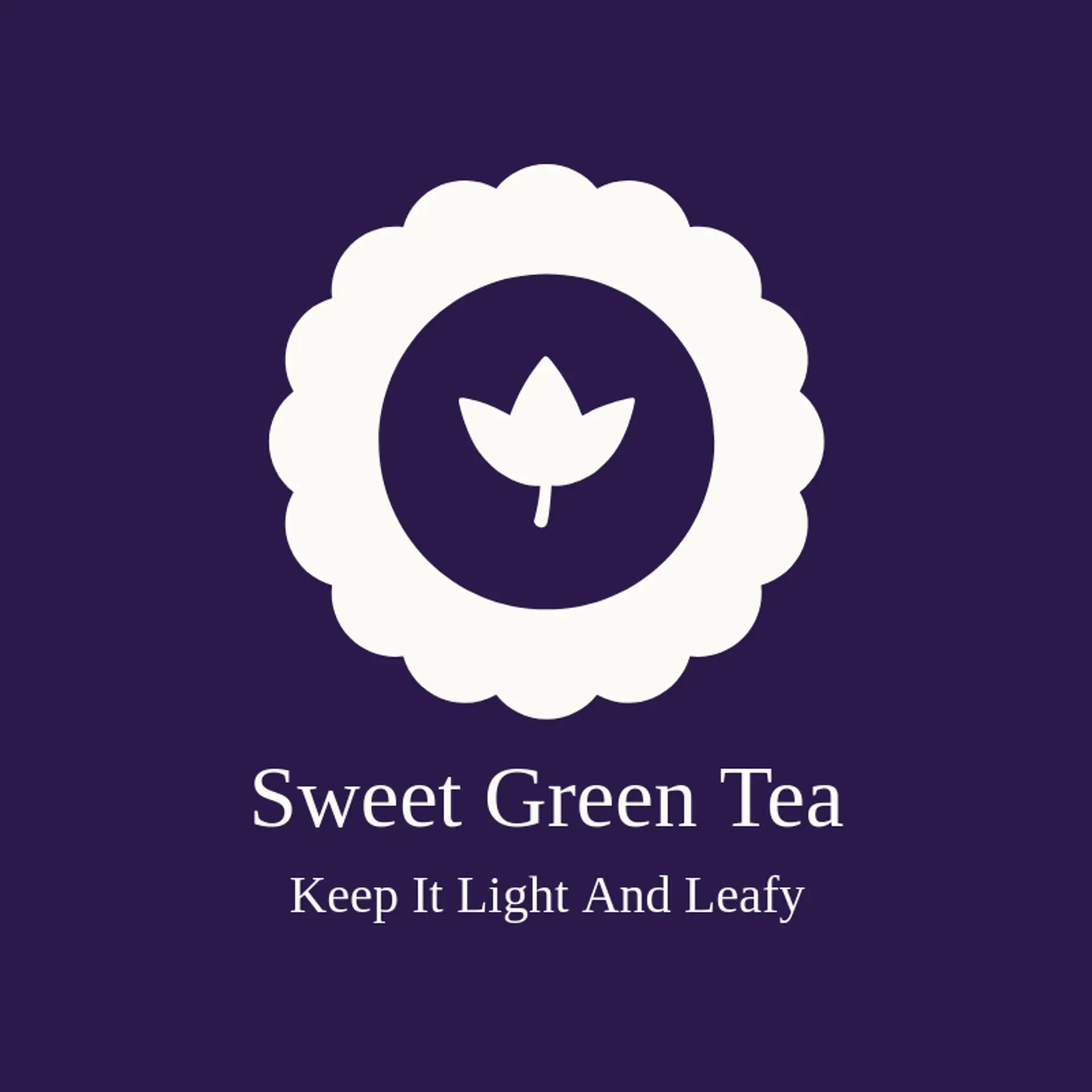 Sweet Green Tea logo for matcha