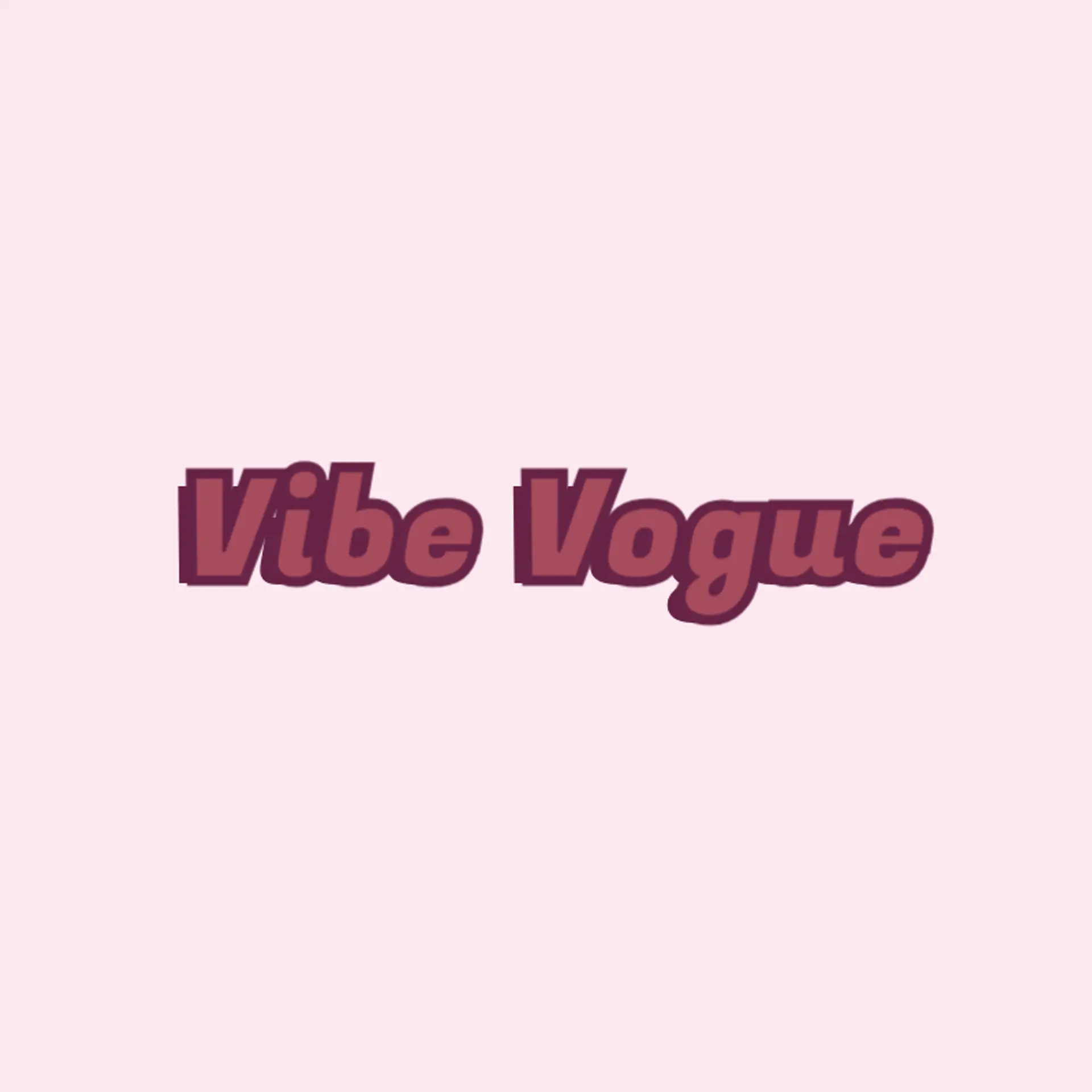 Vibe Vogue logo for beauty fashion