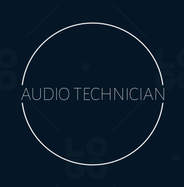 Audio Technician Logo Maker | LOGO.com