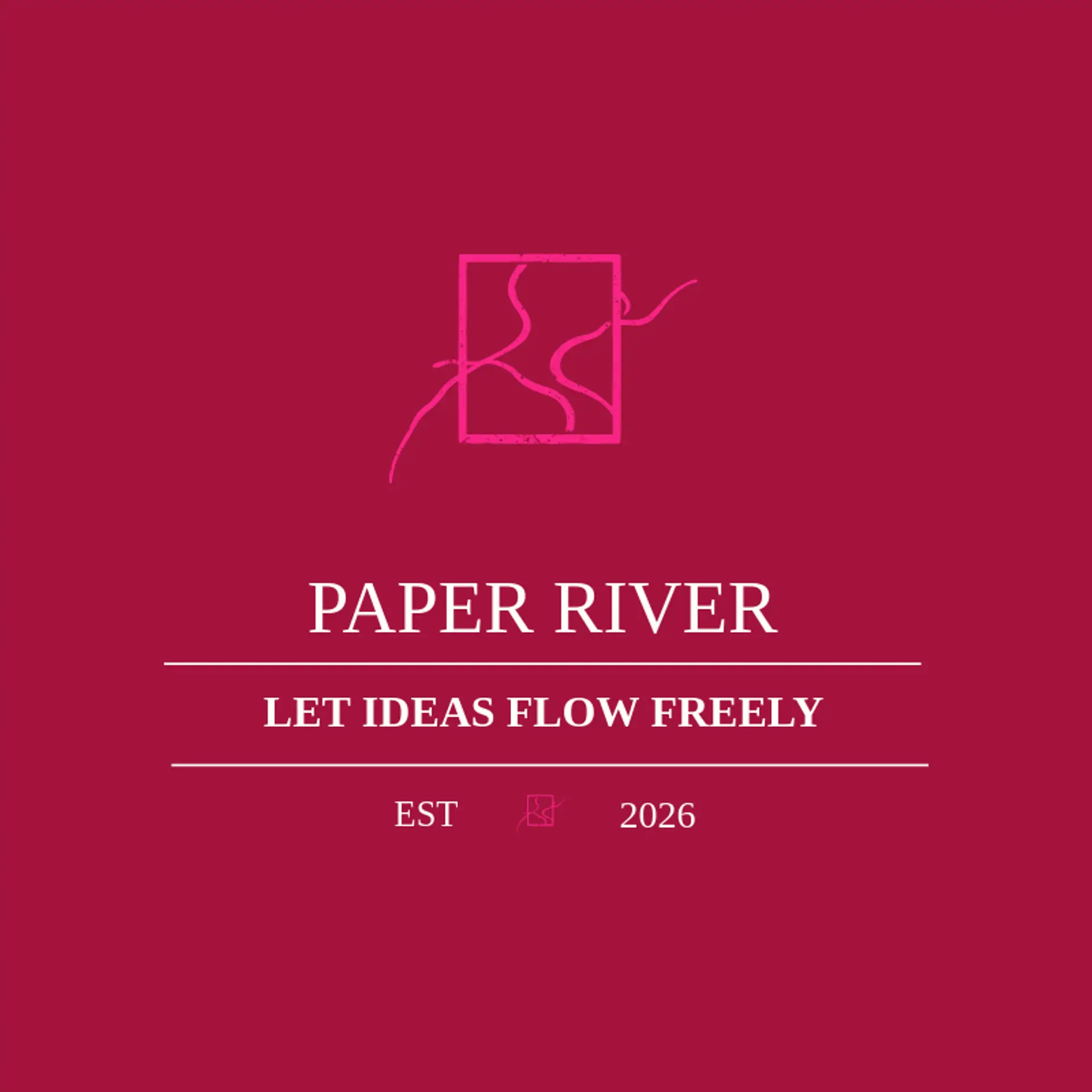 Paper River logo for paper
