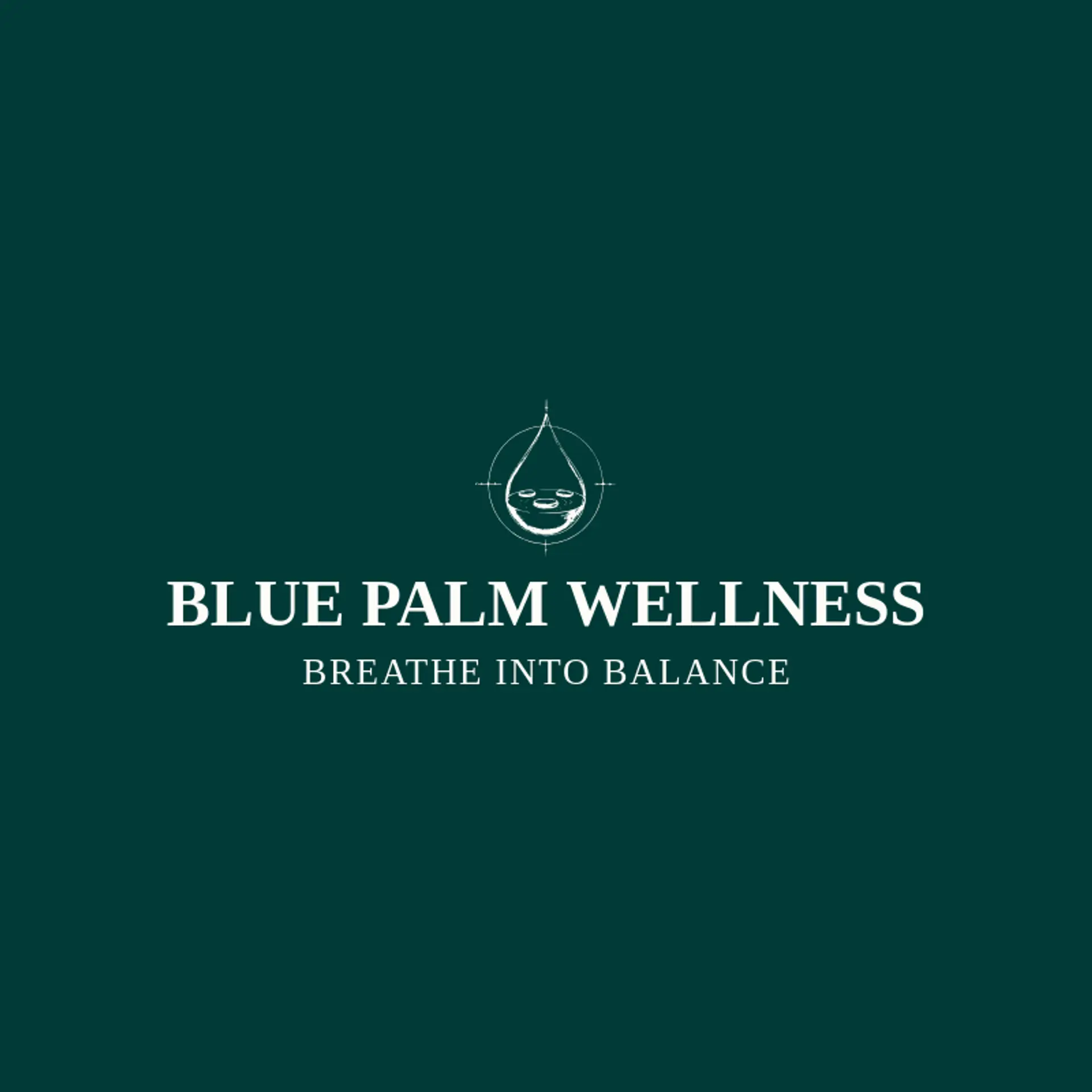 Blue Palm Wellness logo for oasis