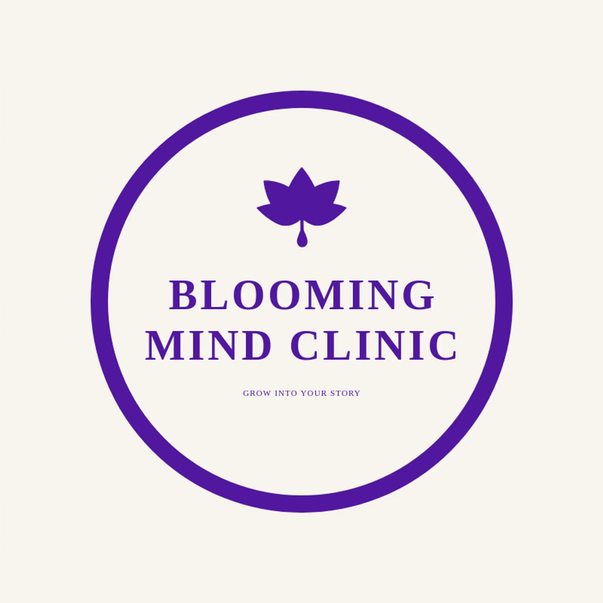 Blooming Mind Clinic logo for therapy