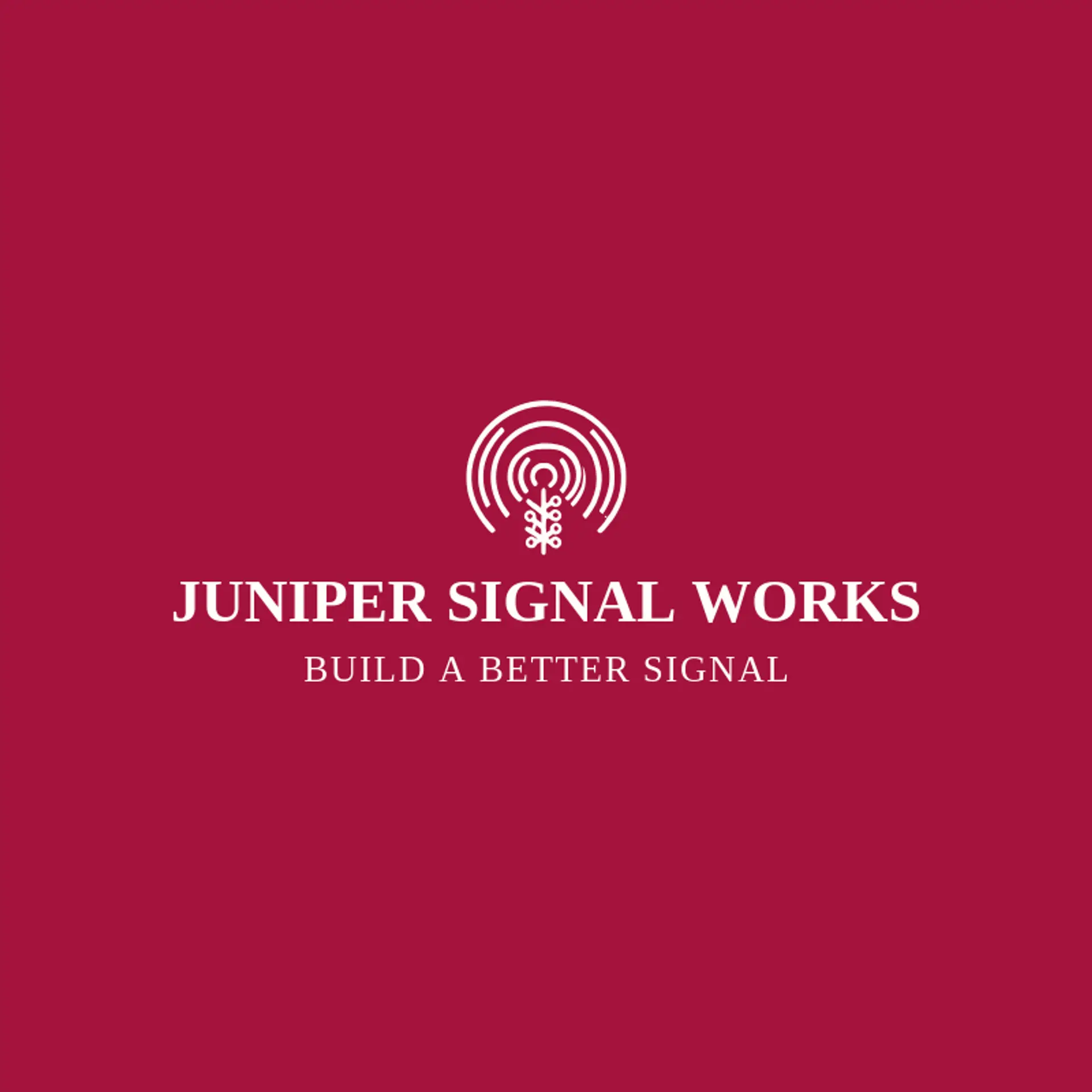 Juniper Signal Works logo for broadcast