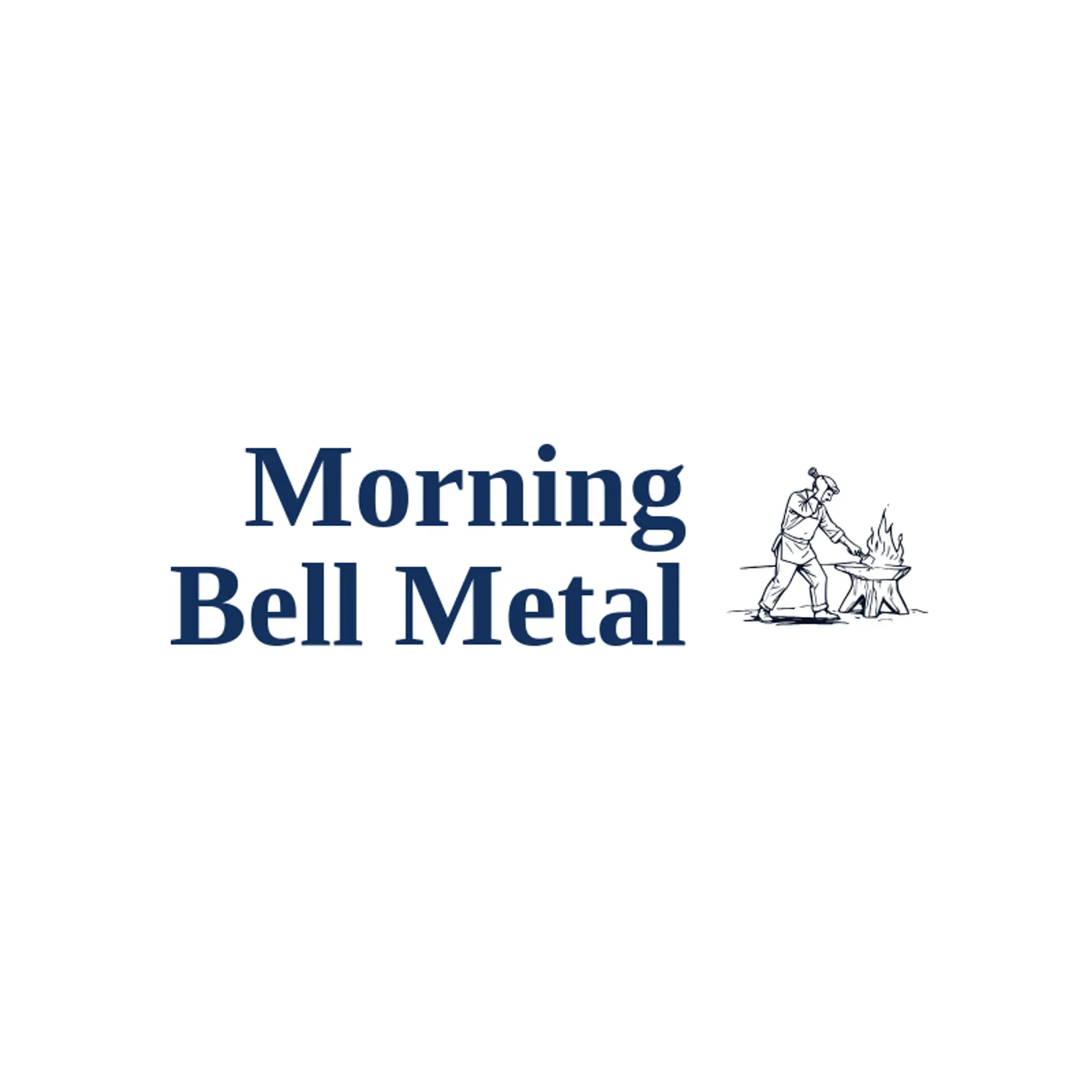 Morning Bell Metal logo for blacksmith