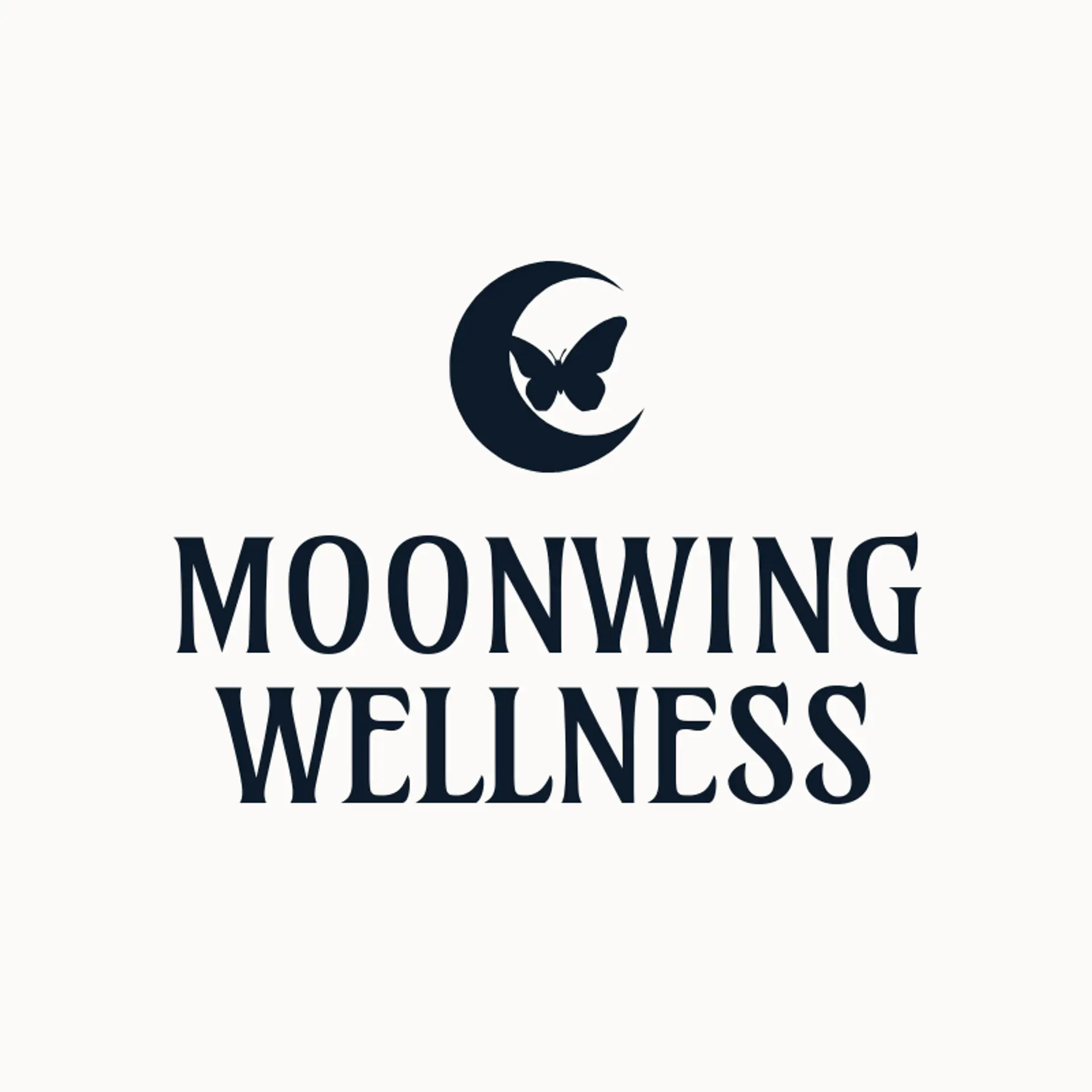 Moonwing Wellness logo for butterfly