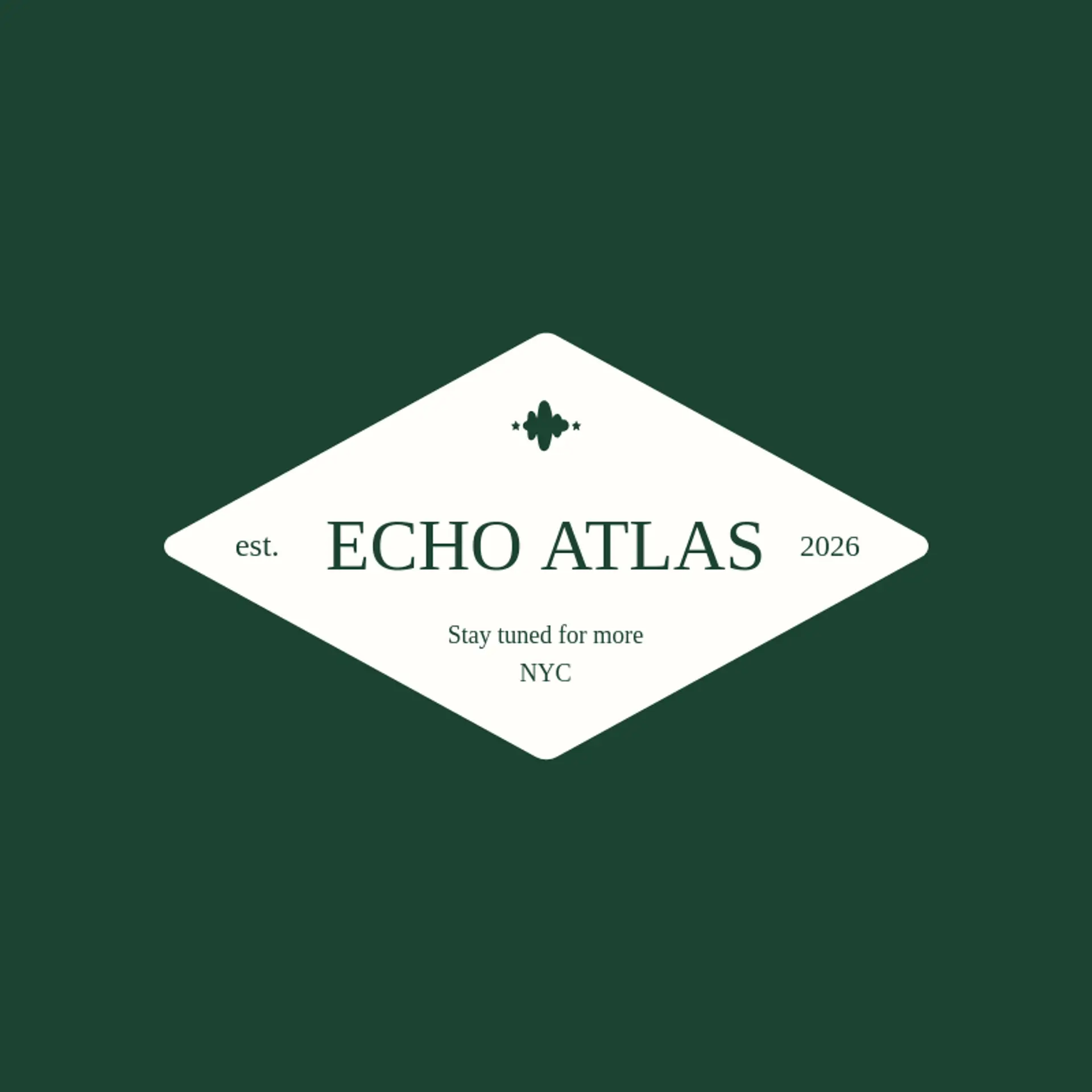 Echo Atlas logo for sound wave